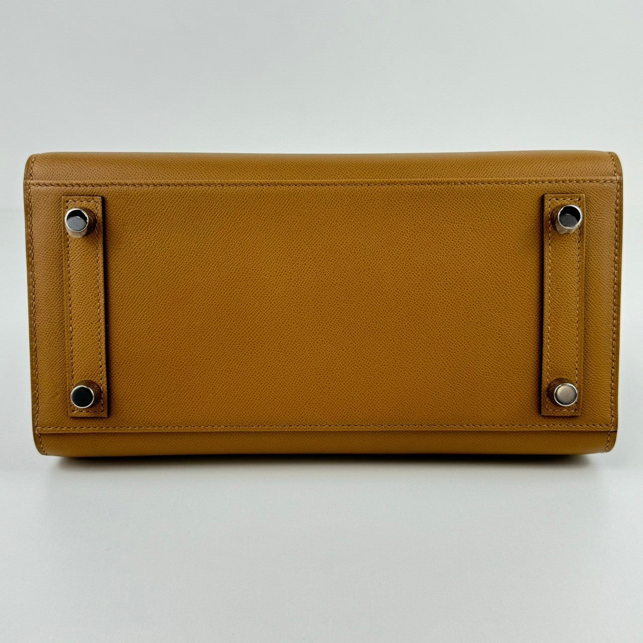 Birkin25 バーキン25 Stamp-U U刻印 Biscuit ビスキュイ PHW シルバー金具 Epsom エプソン