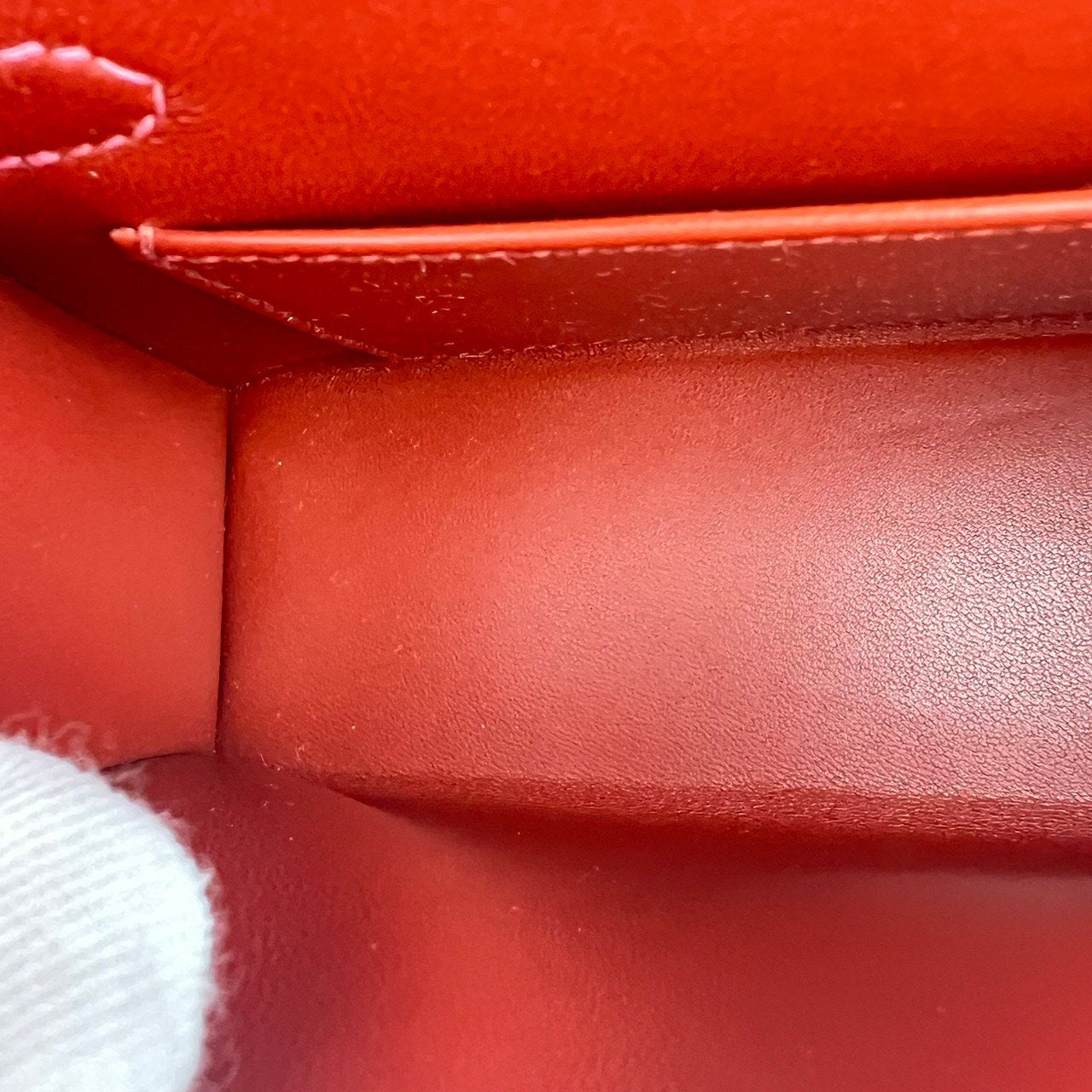 Mini Kelly ミニケリー Rose d’ete ローズエテ Chevre シェーブル PHW シルバー金具