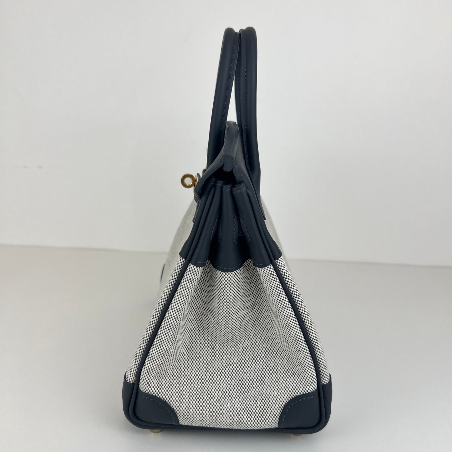 Birkin25 バーキン25 Stamp-K K刻印 Toile H/Swift トワルアッシュ/スイフト Gris misty グリミスティ GHW ゴールド金具