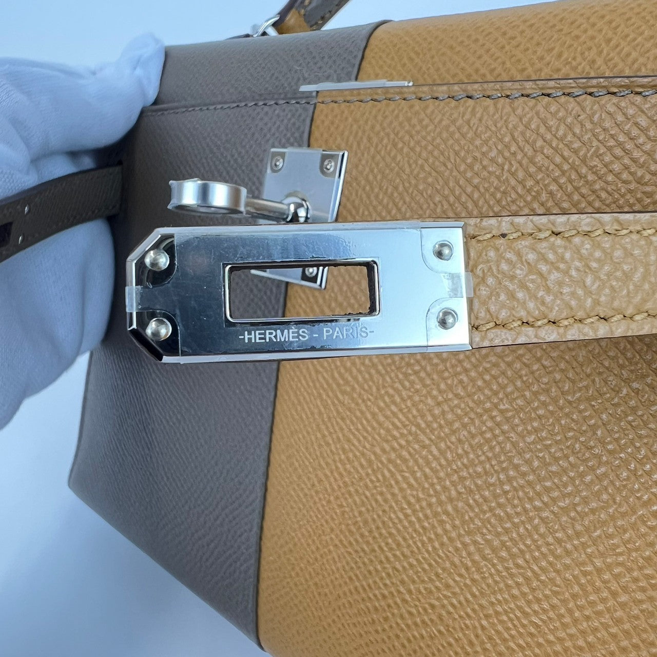 Mini Kelly Casaque ミニケリー カザック Etoupe/sesami エトープ/セサミ SHW シルバー金具 Epsom エプソン Z刻