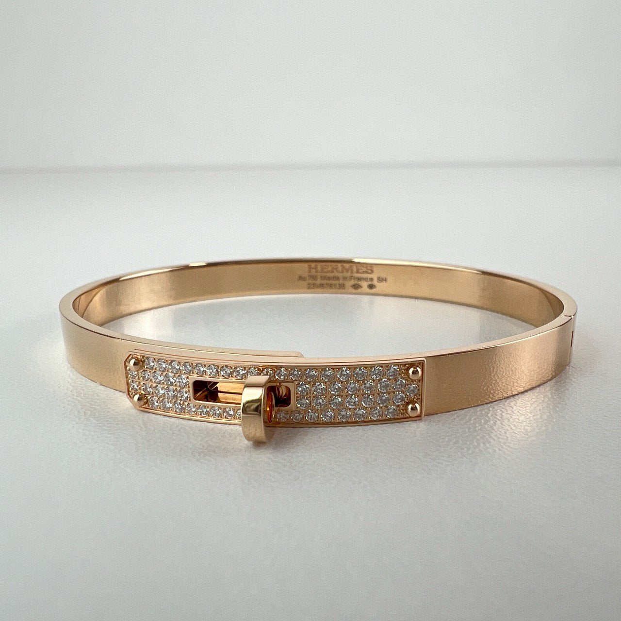 Kelly bangle bracelet PM ケリーブレスレットPM Rose Gold ローズゴールド Diamonds ダイヤモンド