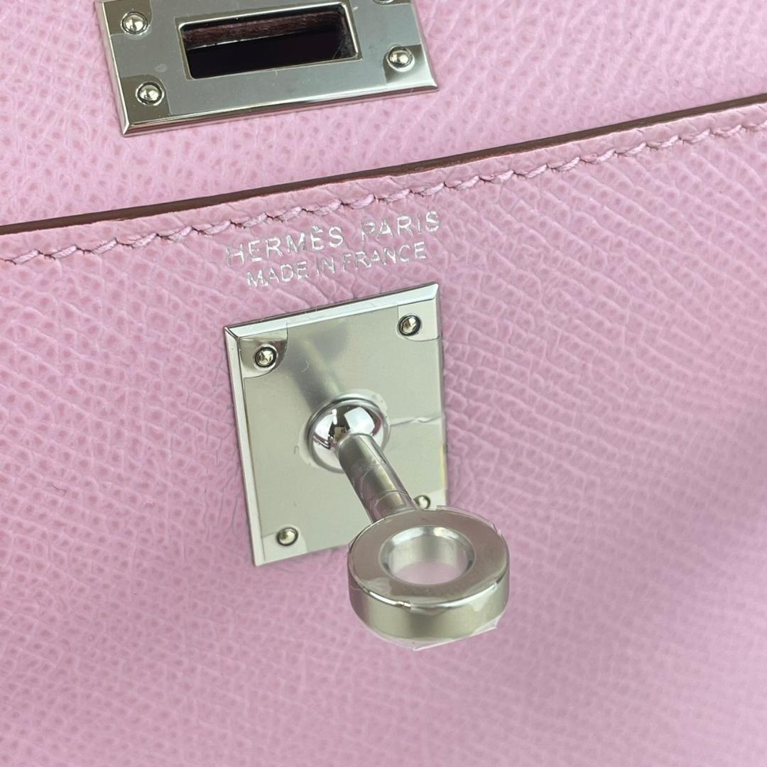 Mini kelly ミニケリー Mauve Sylvestre モーヴシルベストル Epsom エプソン PHW シルバー金具 Z刻