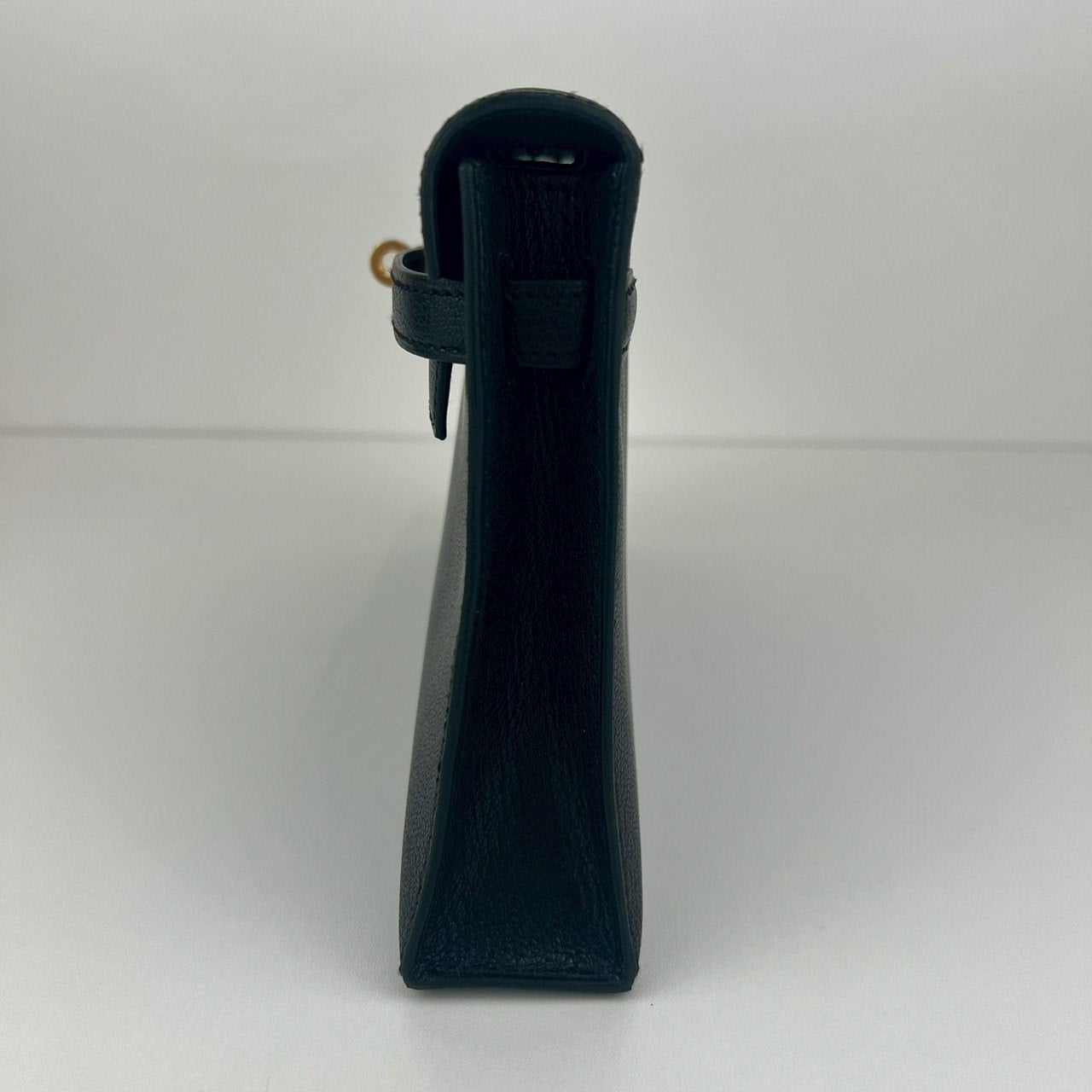 Kelly elan ケリーエラン Black ブラック Chevre シェーブル GHW ゴールド金具 Stamp-B B刻印