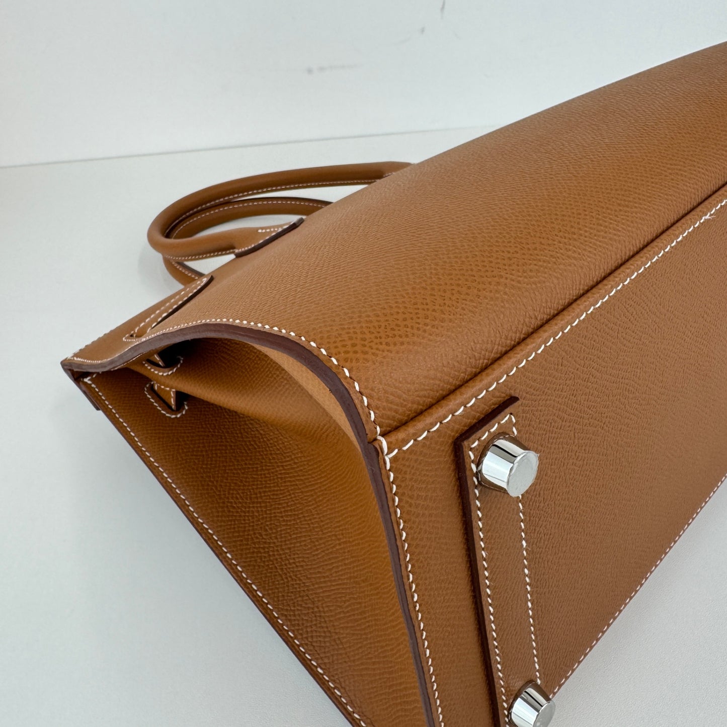 Birkin30 バーキン30 Gold ゴールド Epsom エプソン PHW シルバー金具 Stamp-W W刻印 ハンドバッグ