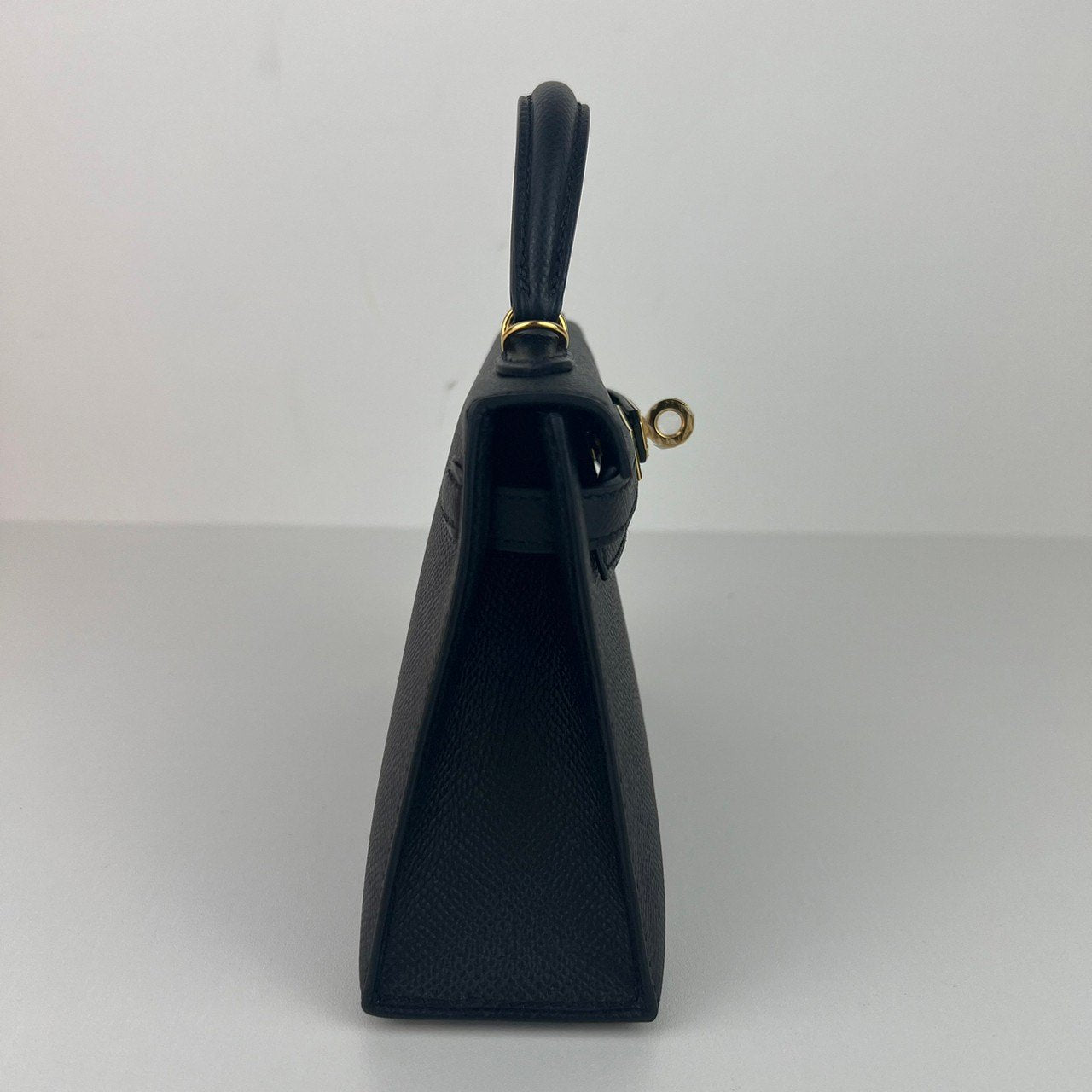 Mini kelly ミニケリー Black ブラック GHW ゴールド金具 Epsom エプソン Stamp-W W刻印