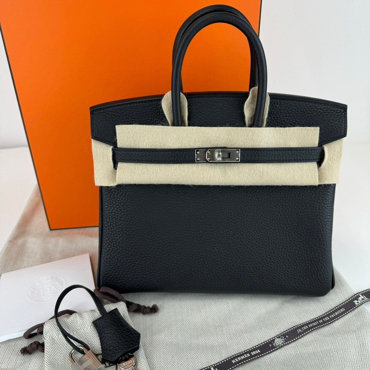 Birkin25 バーキン25 Black ブラック W刻 Togo トゴ
