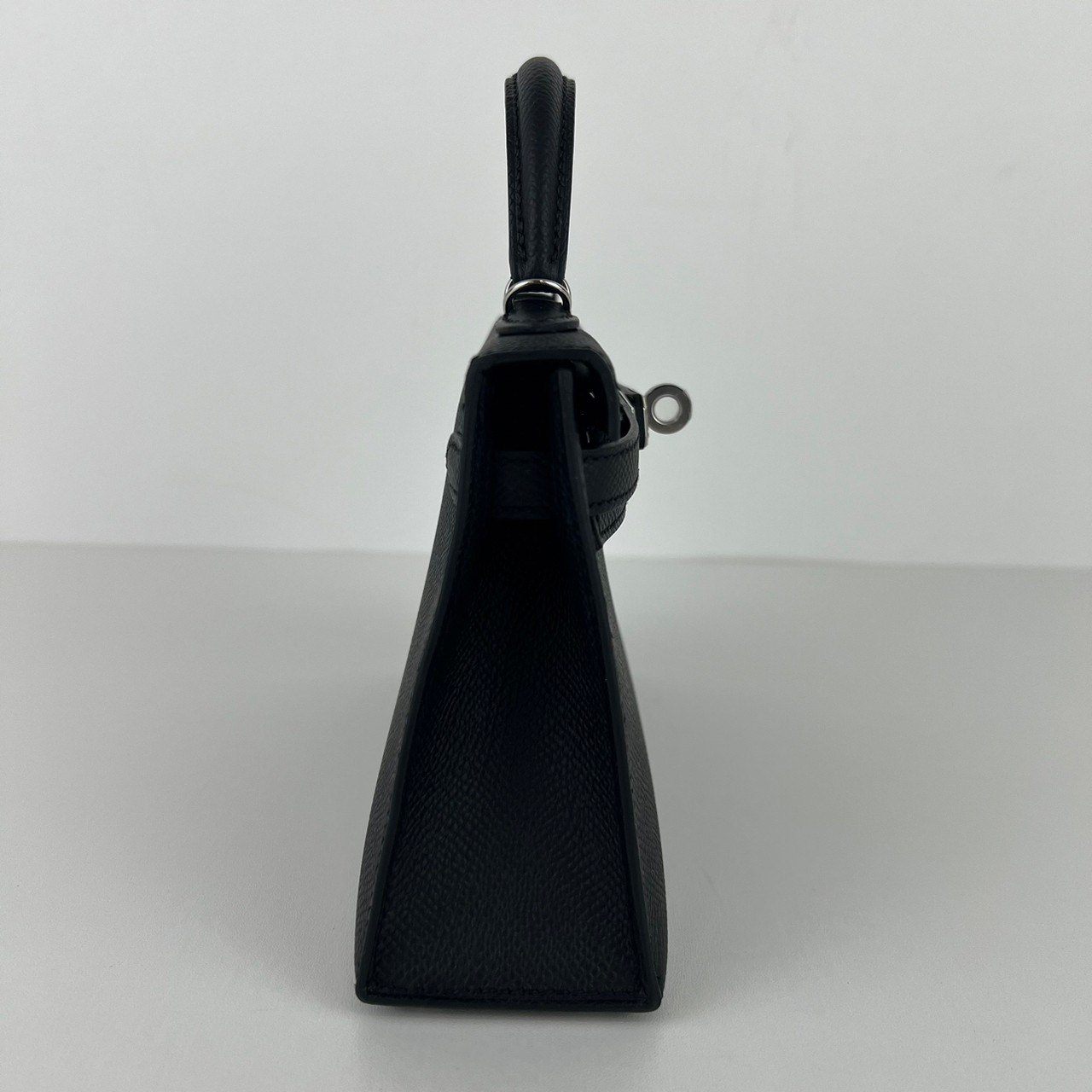 Mini kelly ミニケリー Stamp-B B刻印 Epaom エプソン Black ブラック PHW シルバー金具 2WAYバッグ ショルダーバッグ ハンドバッグ
