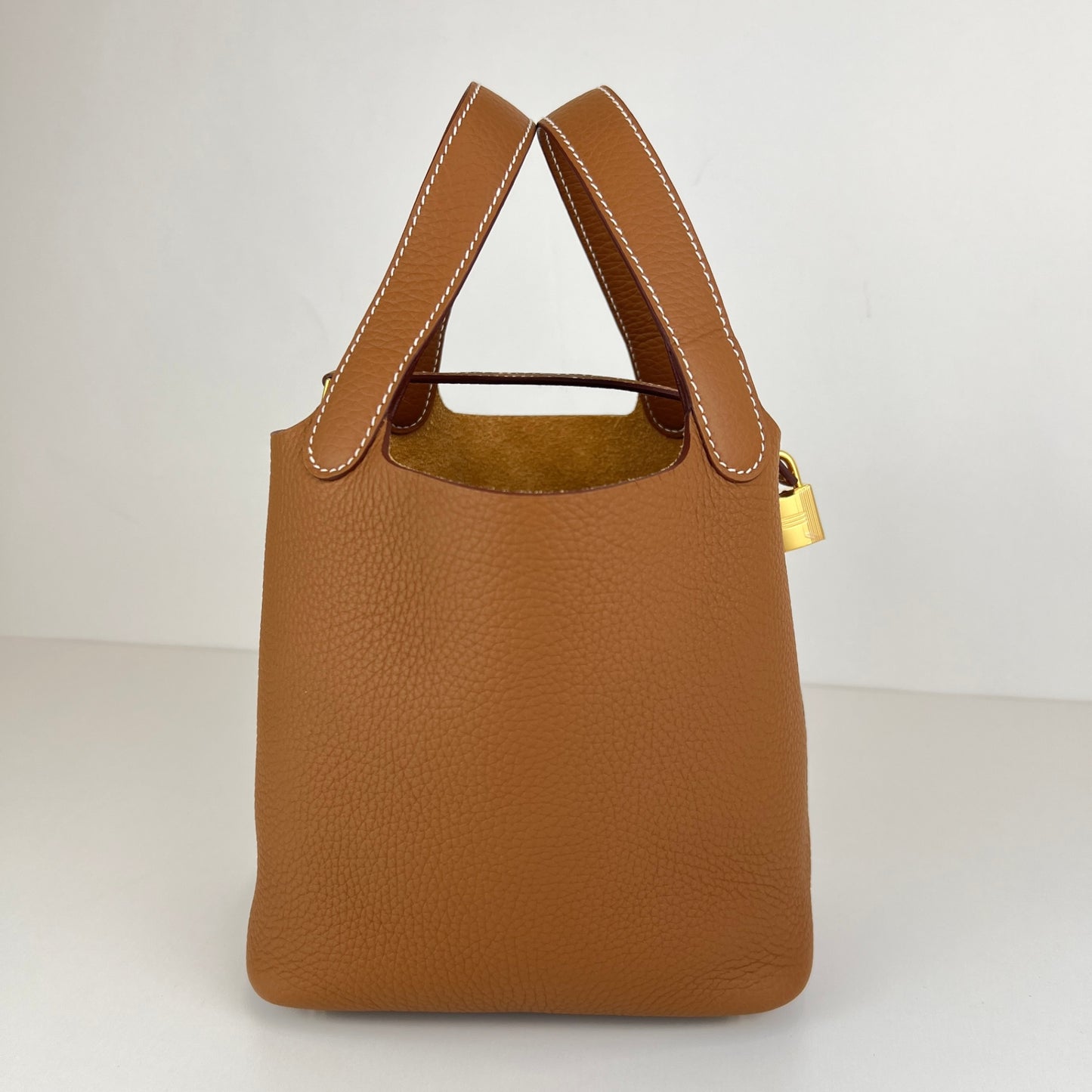 Hermès エルメス Picotin lock PM ピコタンロックPM Stamp-W W刻印 Gold ゴールド GHW ゴールド金具 Clemence クレマンス