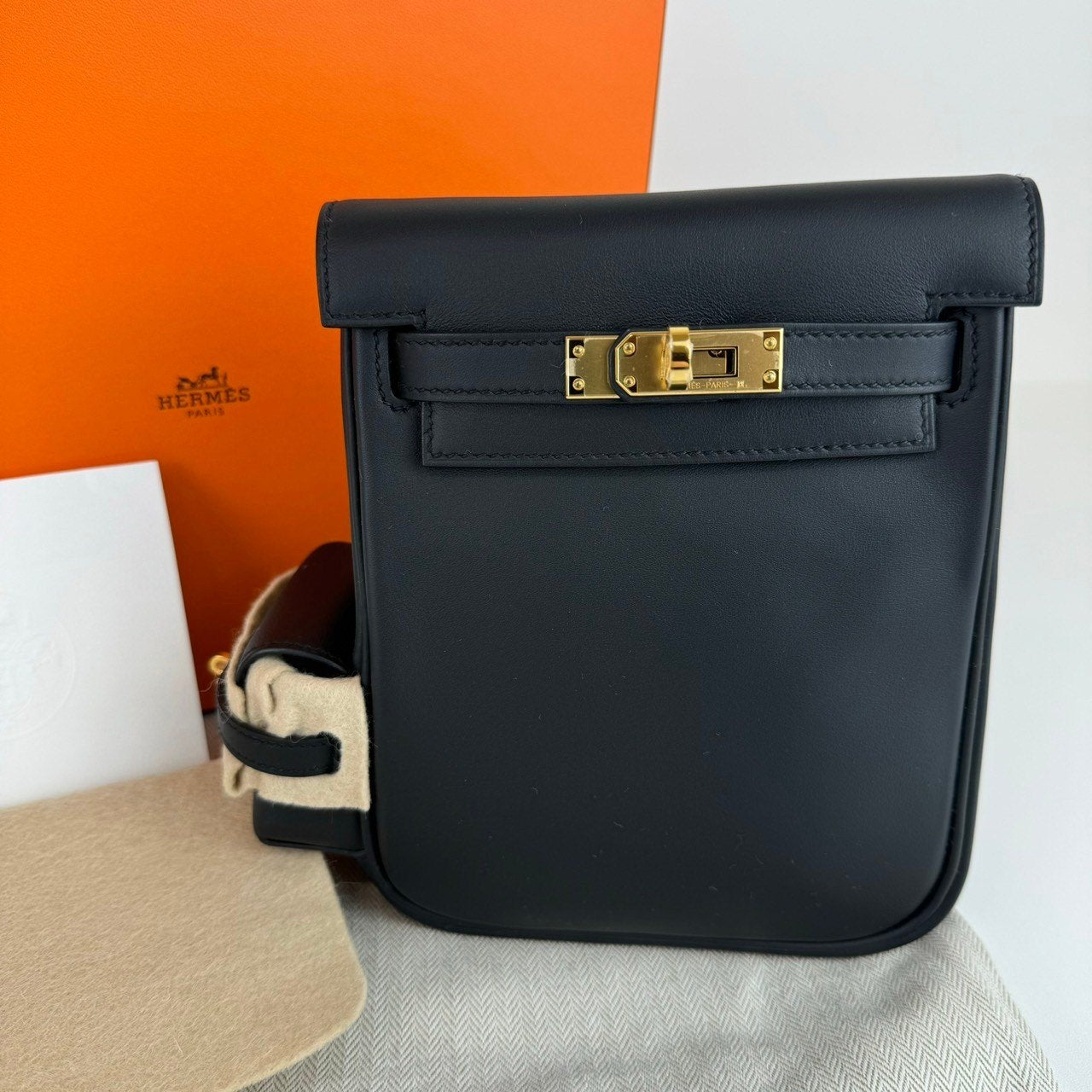 Kelly jump ケリージャンプ Black ブラック Swift スイフト GHW ゴールド金具 Stamp-W W刻印