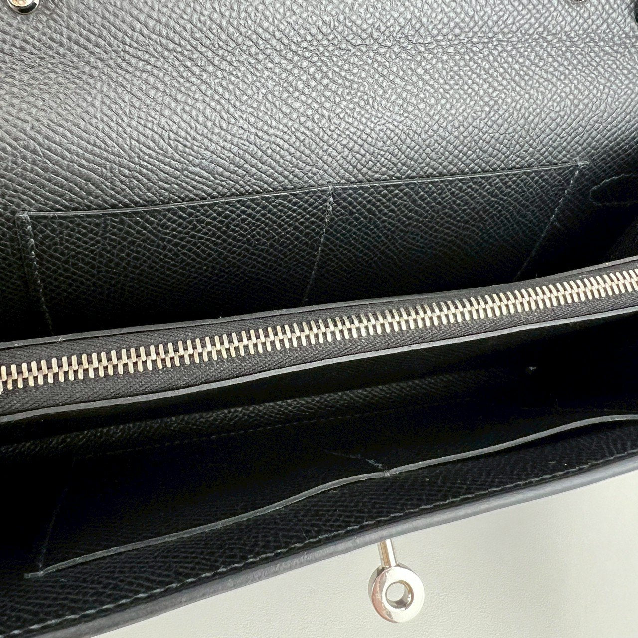 Kelly to go ケリートゥーゴー Black ブラック Epsom エプソン PHW シルバー金具 Stamp-Y Y刻印