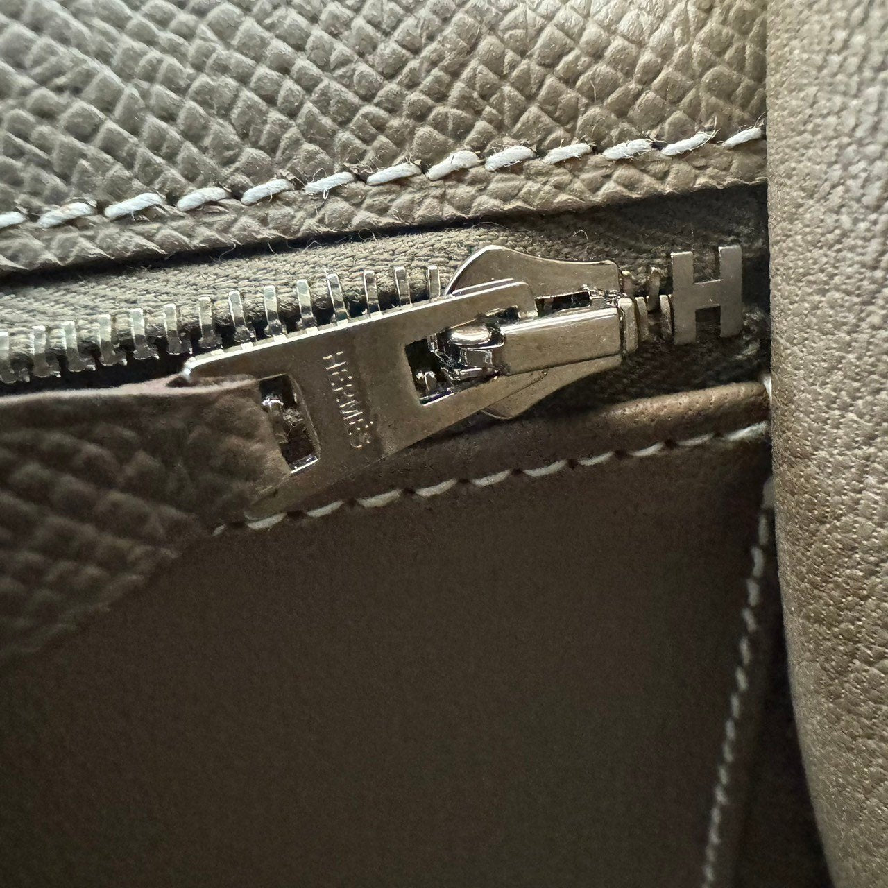 Kelly25 ケリー25 Etoupe エトープ PHW シルバー金具 W刻印 Epsom エプソン