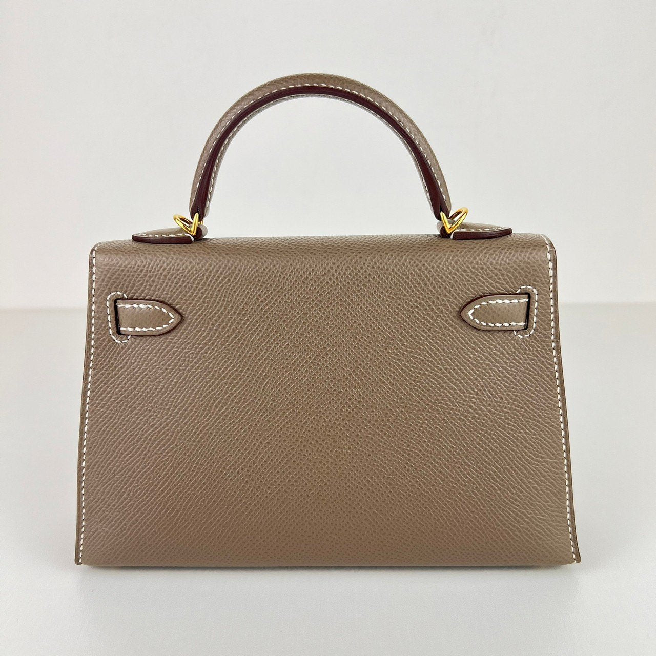 Mini kelly ミニケリー Etoupe エトープ GHW ゴールド金具Epsom エプソン Stamp-W W刻印