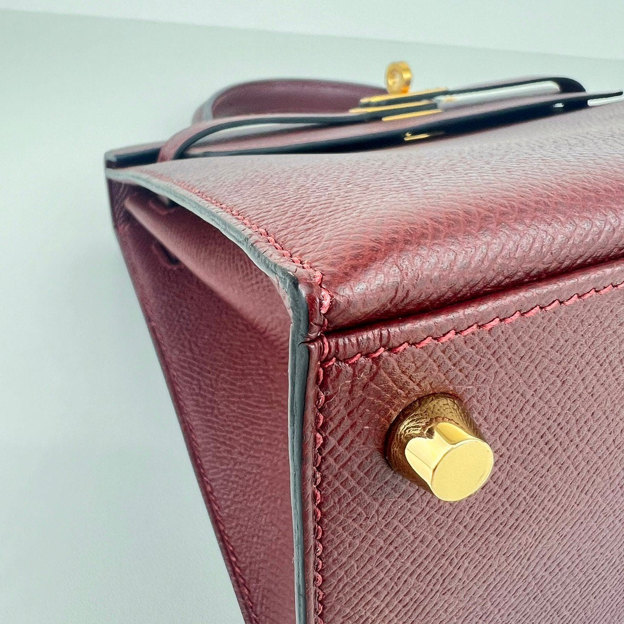 Kelly25 ケリー25 Rouge H ルージュアッシュ GHW ゴールド金具 Y刻印 Epsom エプソン