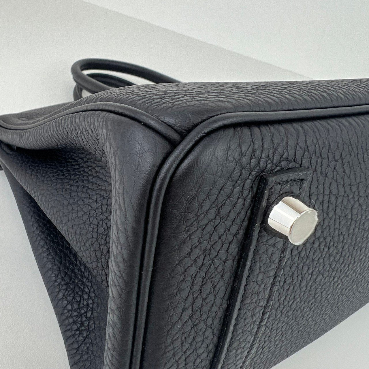 Birkin25 バーキン25 Black ブラック Togo トゴ PHW シルバー金具 W刻印 Togo トゴ