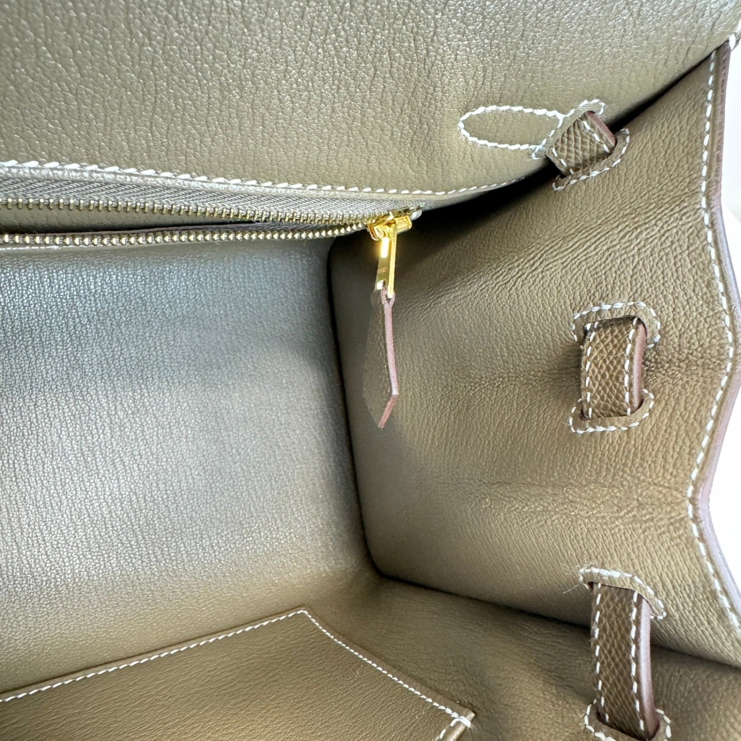 Birkin25 バーキン25 Etoupe エトープ Epsom エプソン GHW ゴールド金具 Stamp-W W刻印