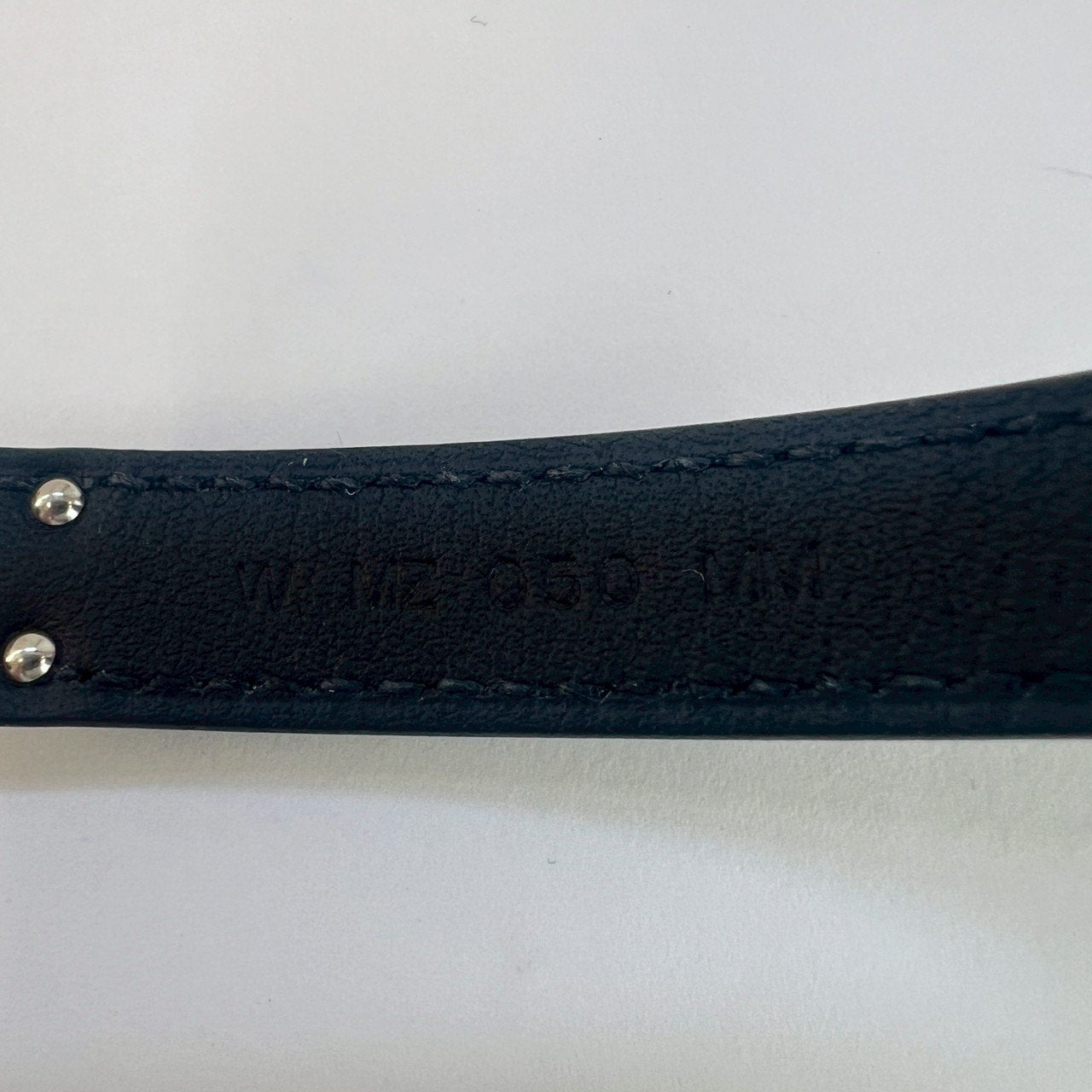Kelly double bracelet レザーブレスレット ケリー T6 Black ブラック