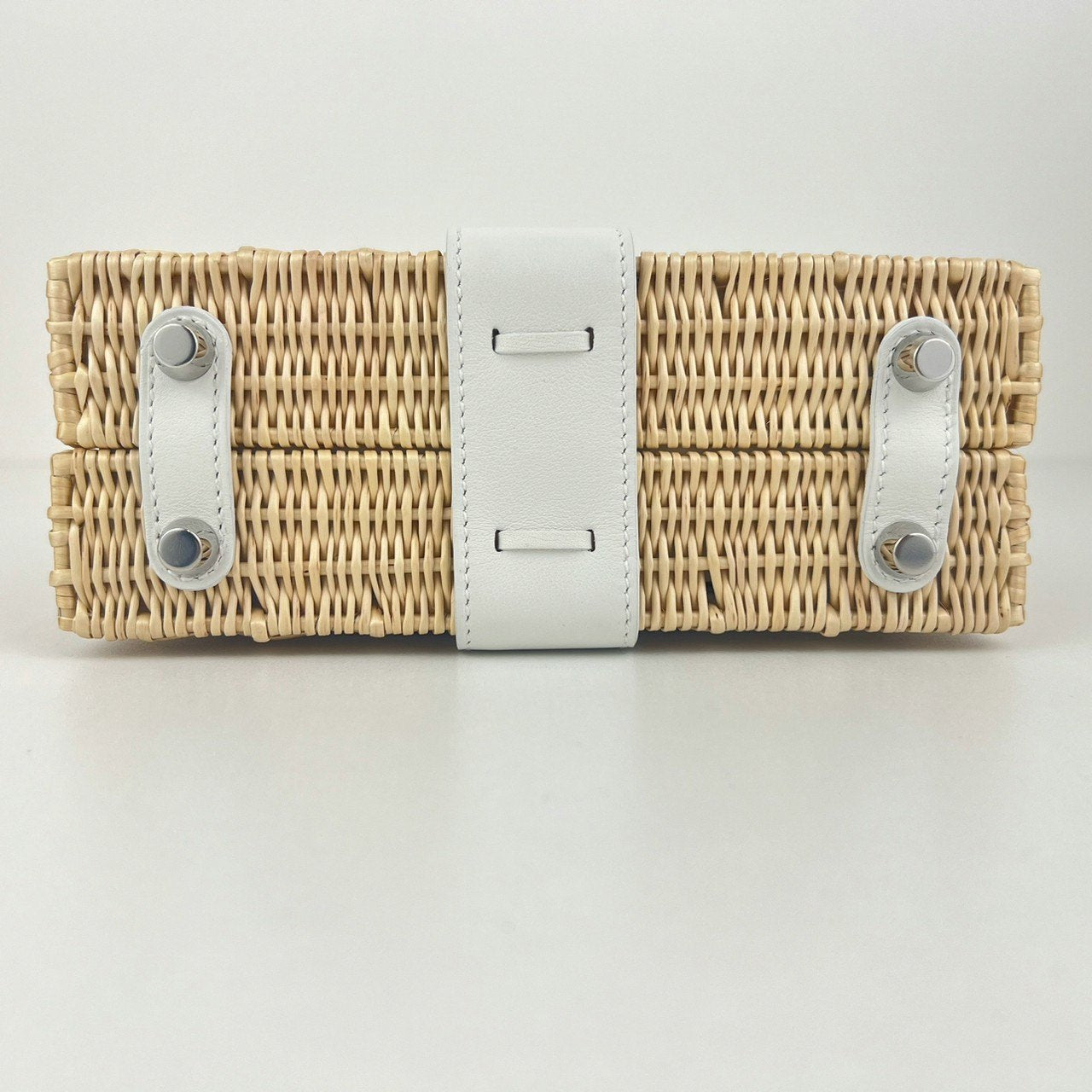 Mini kelly picnic ミニケリーピクニック Blanc ブランク PHW シルバー金具 B刻