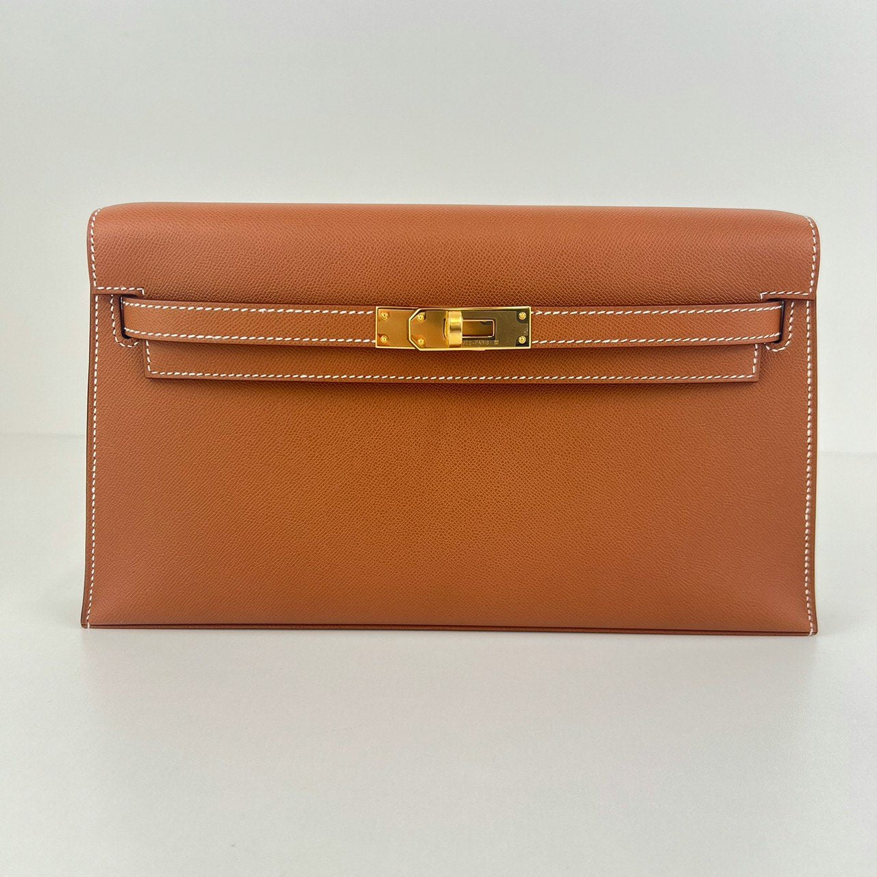HERMES エルメス Kelly elan Gold ゴールド Madame マダム GHW ゴールド金具 Stamp-W W刻印