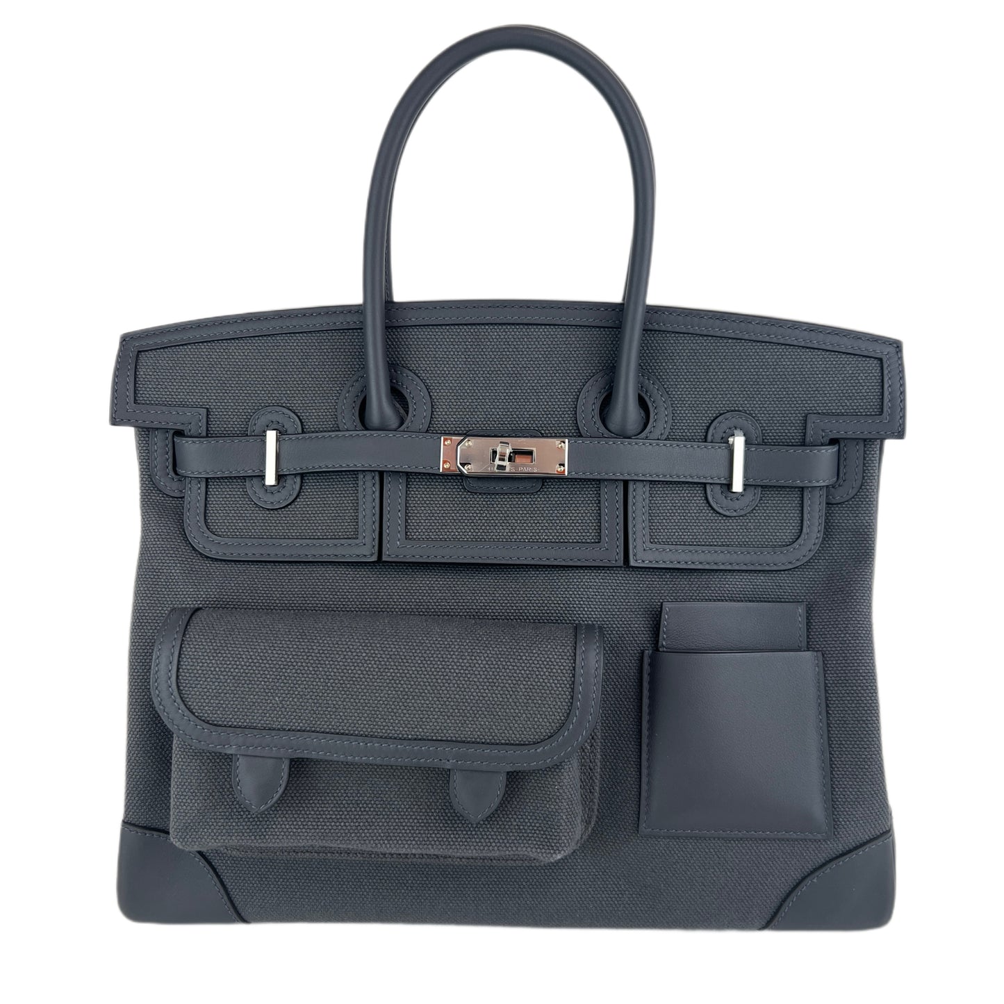 Birkin35 cargo バーキン35 カーゴ Stamp-K K刻印 Swift/Toilegoelan スイフト/トワルゴエラン Gris misty グリミスティ PHW シルバー金具