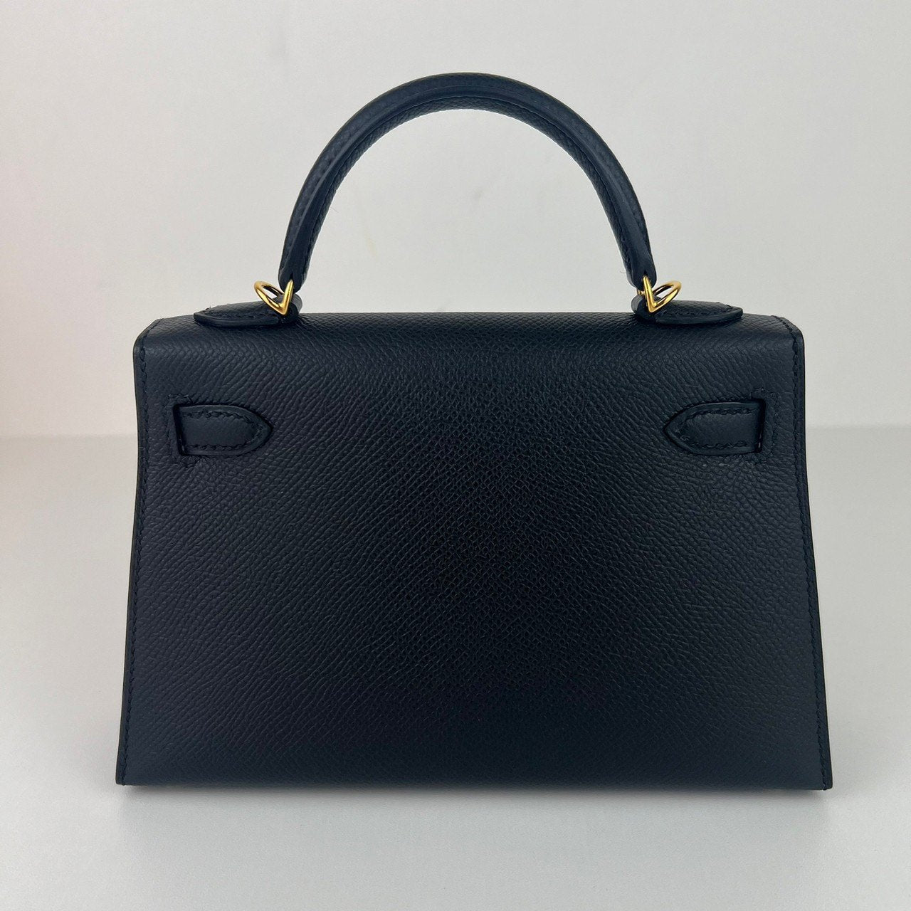 Mini kelly ミニケリー Black ブラック GHW ゴールド金具 Epsom エプソン Stamp-W W刻印