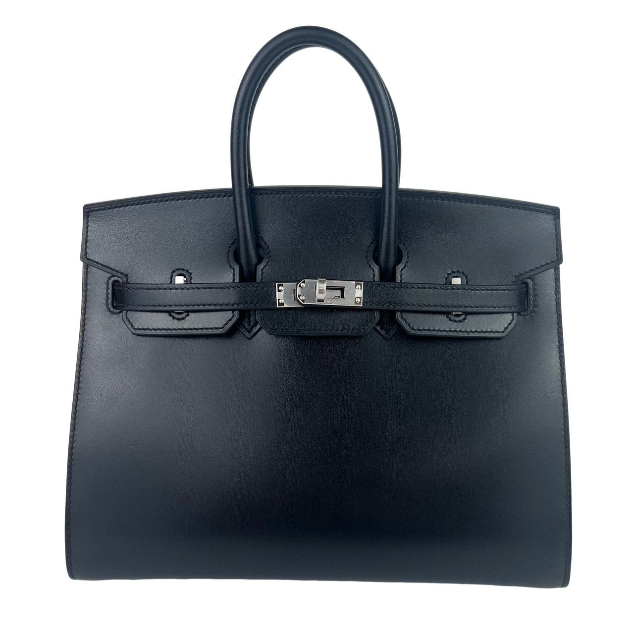 Birkin25 バーキン25 Black ブラック PHW シルバー金具 Box ボックス Stamp-W W刻印