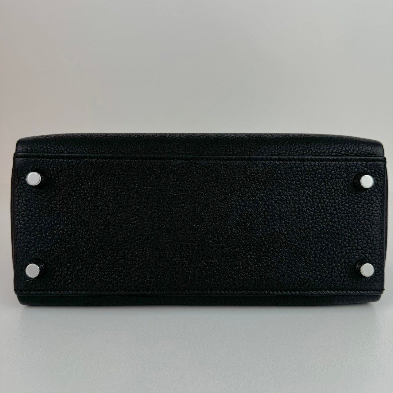 Kelly25 ケリー25 Black ブラック PHW シルバー金具 W刻印 Togo トゴ Stamp-W W刻印 ショルダーバッグ レディースバッグ