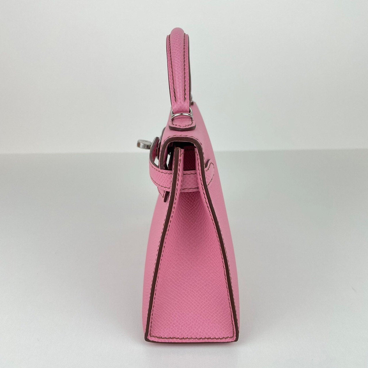 Mini kelly ミニケリー Bubblegum バブルガム Epsom エプソン PHW シルバー金具 Stamp-B B刻印