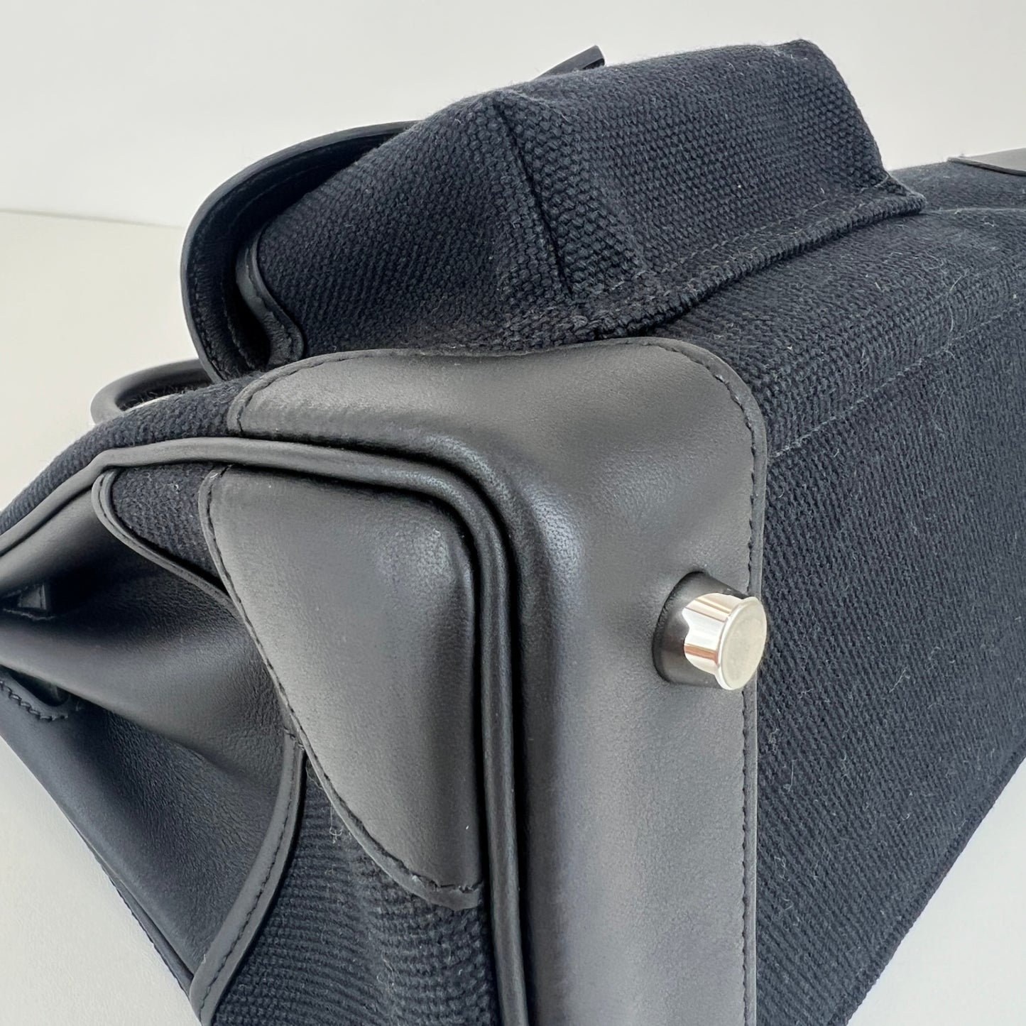 Birkin25 cargo バーキン25 カーゴ Toile goéland canvas トワルゴエランキャンバス シルバー金具 Stamp-U U刻印 Togo トゴ