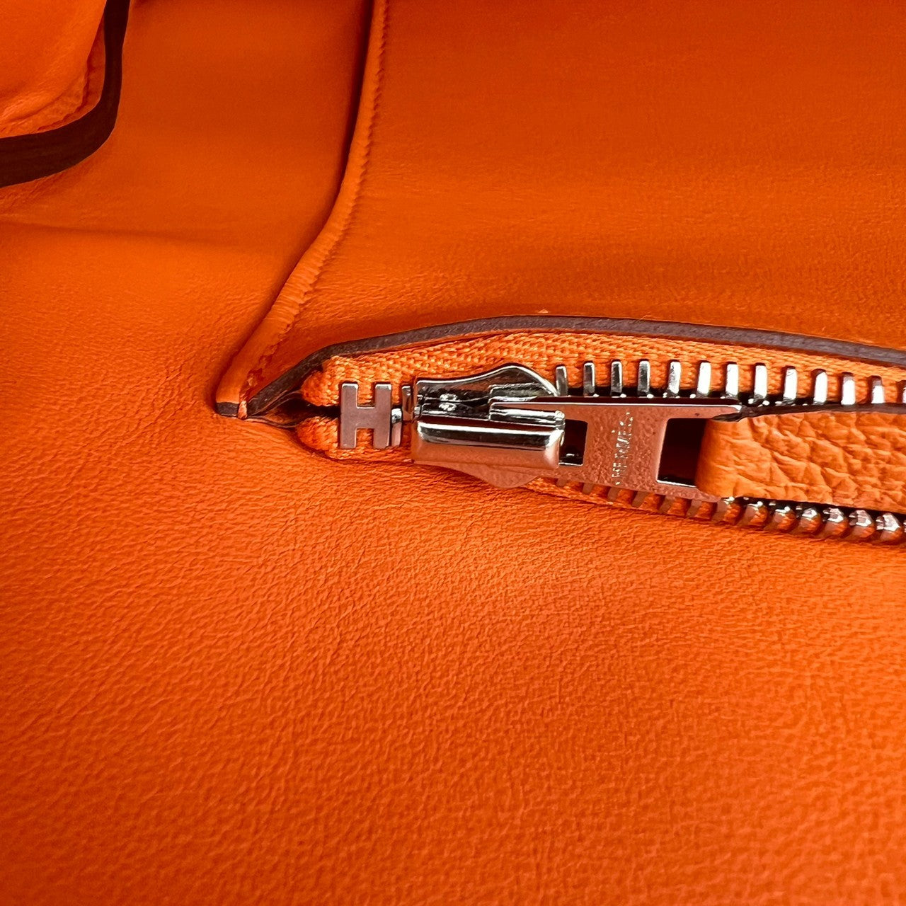 Kelly42 maxi ケリー42 マキシ Orange オレンジ PHW シルバー金具 Togo トゴ シルバー金具 Stamp-W W刻印