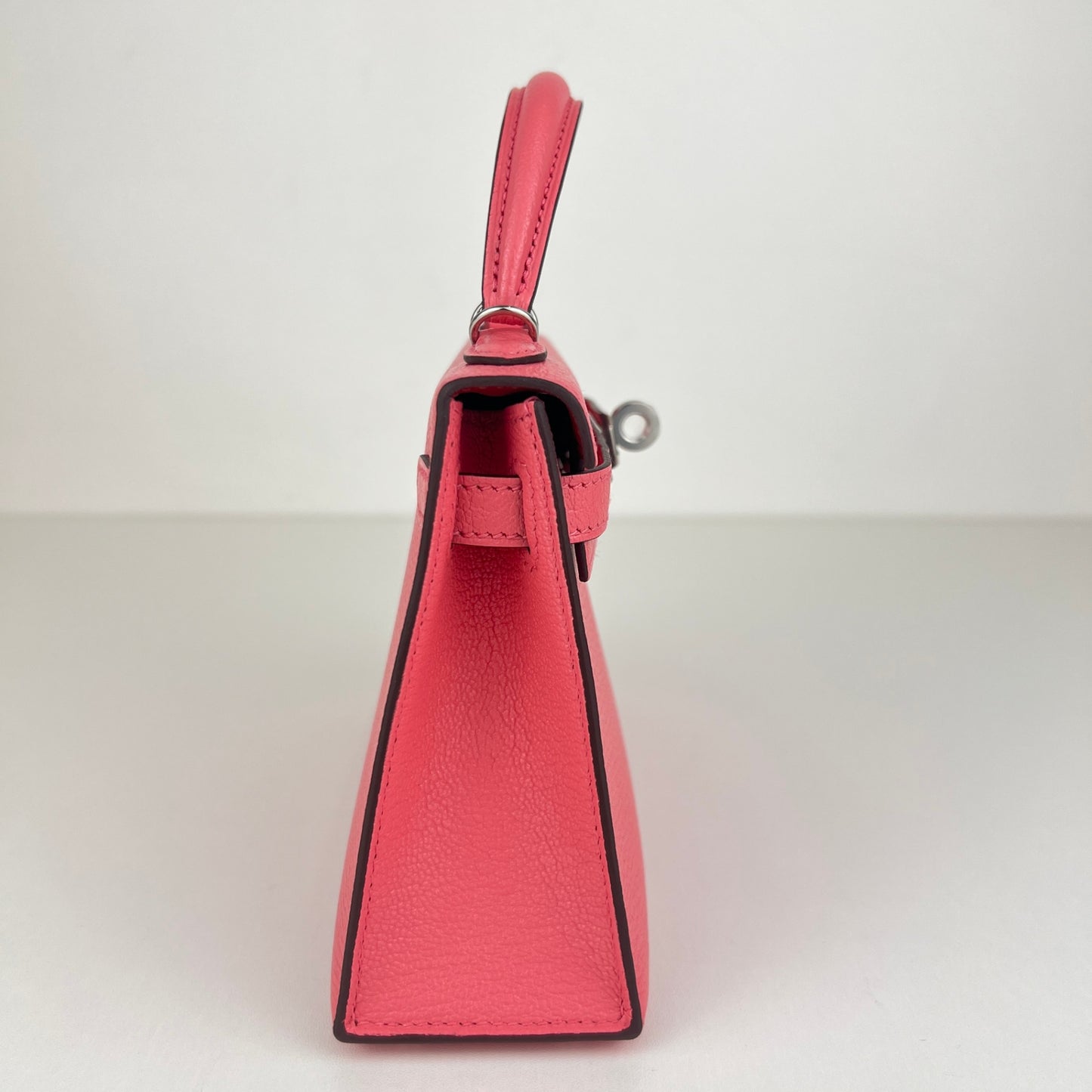 Mini kelly verso ミニケリーヴェルソ Rose ete ローズエテ PHW シルバー金具 Stamp-B B刻