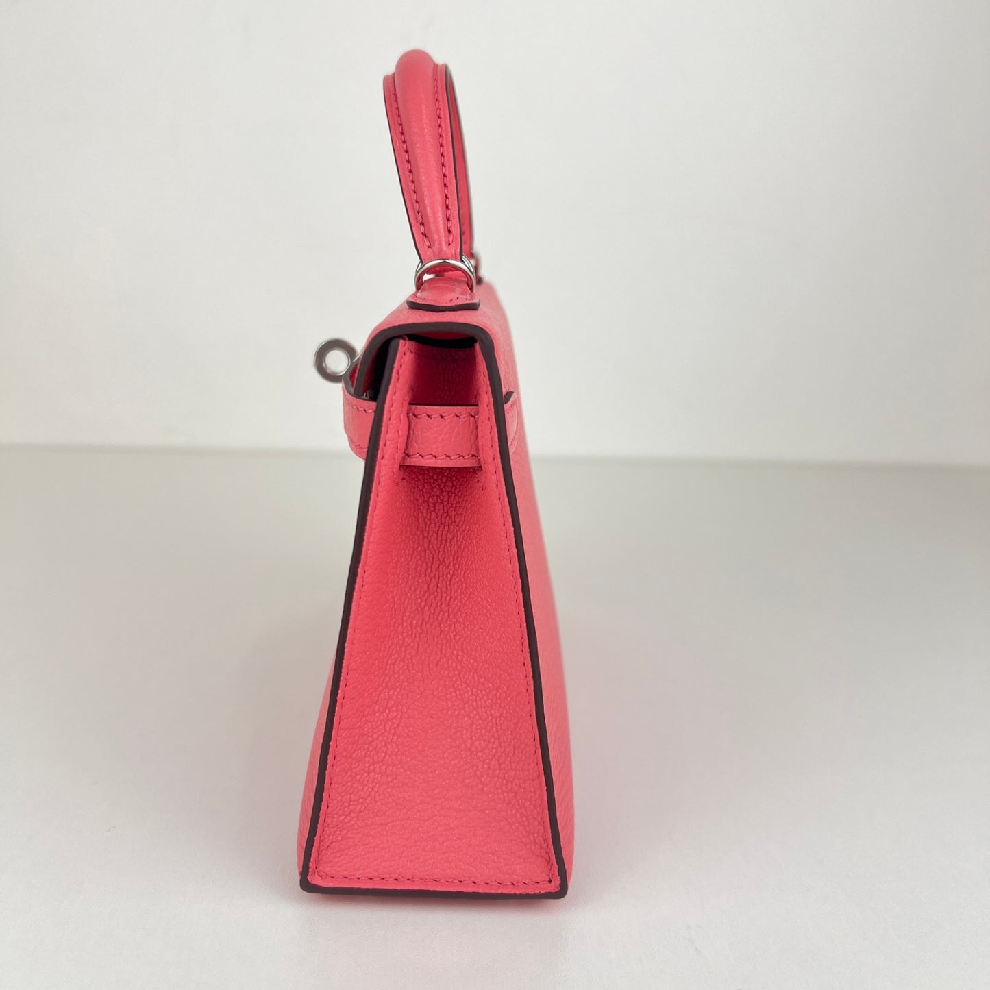 Mini kelly verso ミニケリーヴェルソ Rose ete ローズエテ PHW シルバー金具 Stamp-B B刻