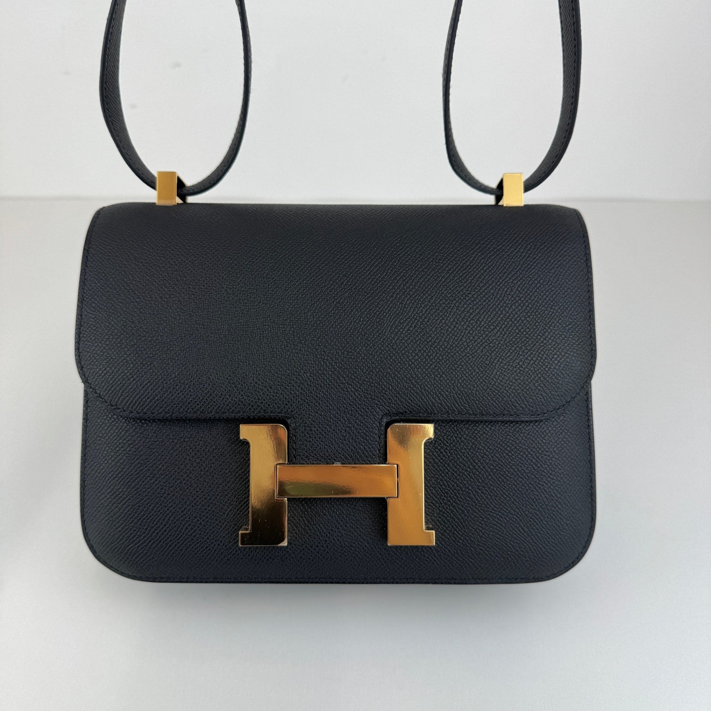 Hermès エルメス Constance 24 コンスタンス24 Stamp-K K刻印 Epsom エプソン Black ブラック GHW ゴールド金具