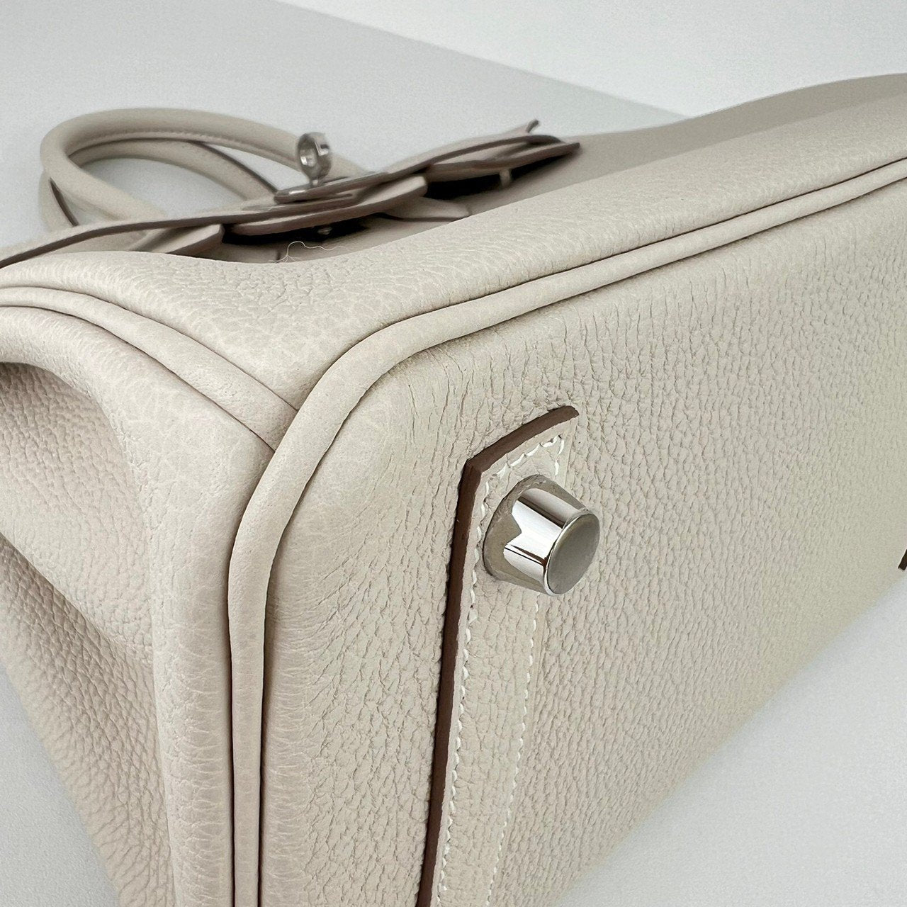 Birkin25 バーキン25 Craie クレ Togo トゴ PHW シルバー金具 Stamp-W W刻印