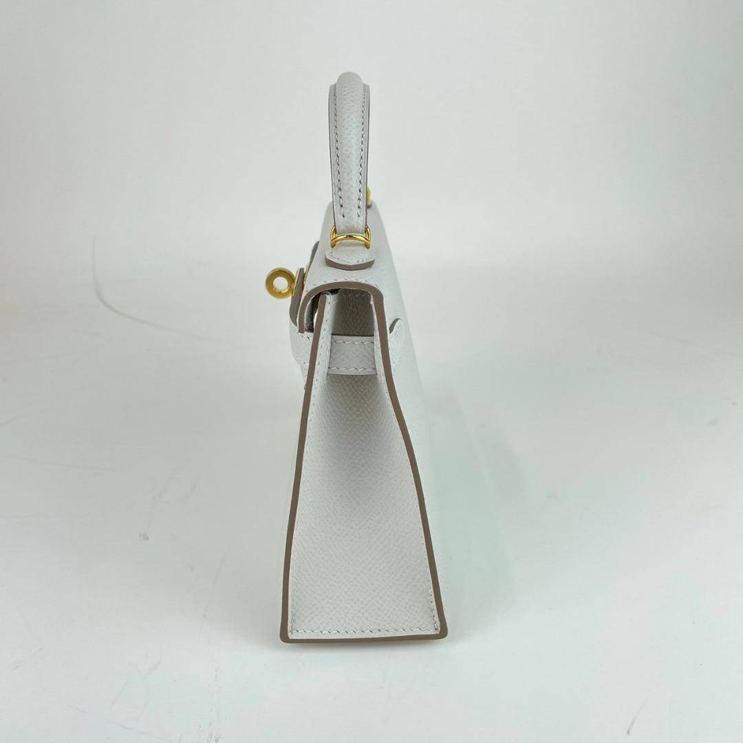 Mini kelly ミニケリー Gray pearl グリパール Epsom エプソン GHW ゴールド金具 B刻