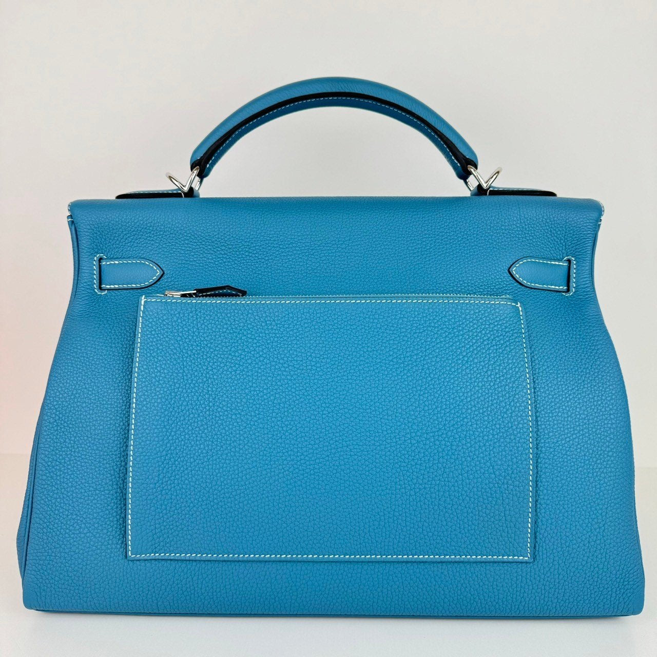 Kelly42 maxi ケリー42 Stamp-B B刻印 Blue jean ブルージーン PHW シルバー金具 Togo トゴ