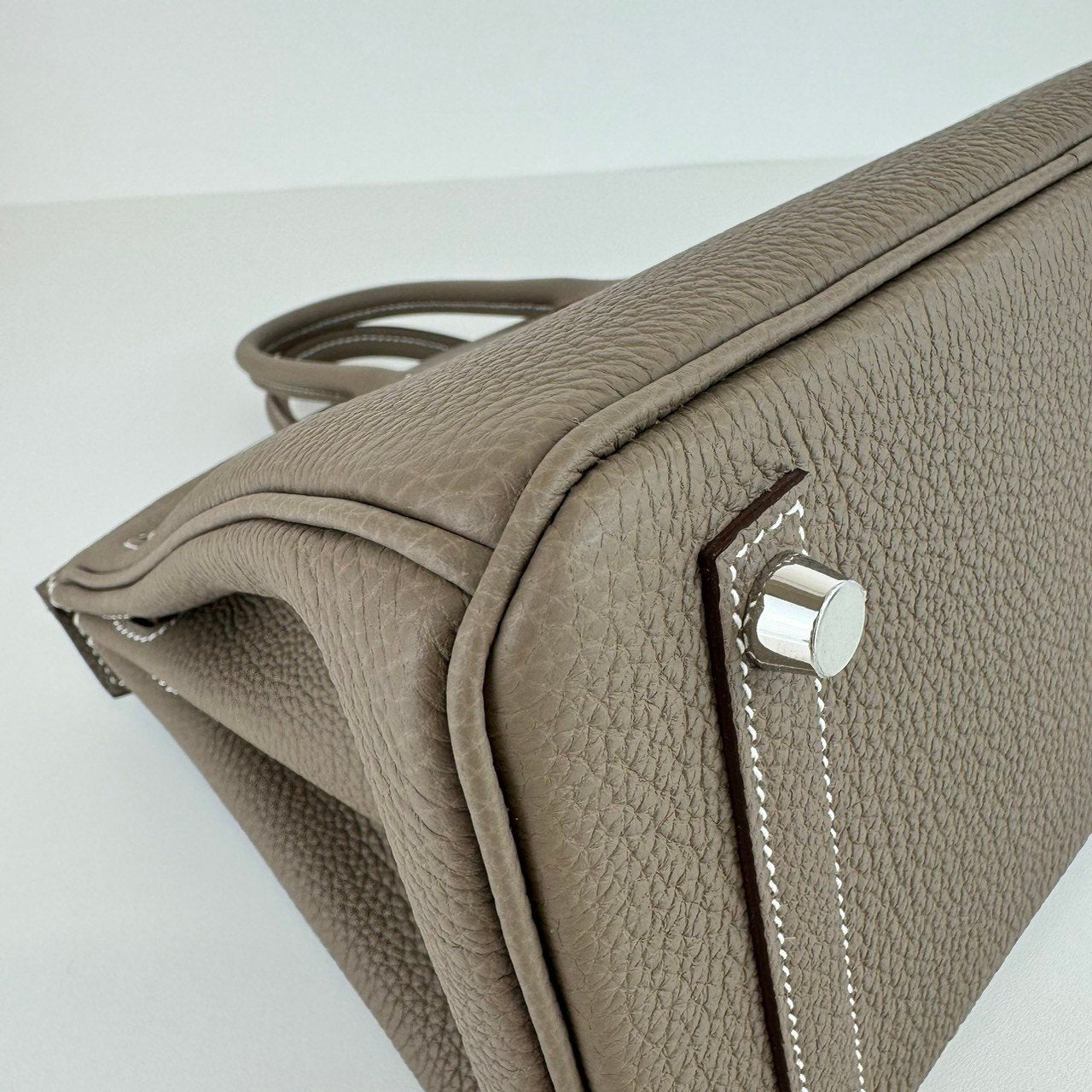 Birkin25 バーキン25 Etoupe エトープ Togo トゴ PHW シルバー金具 Stamp-W W刻印
