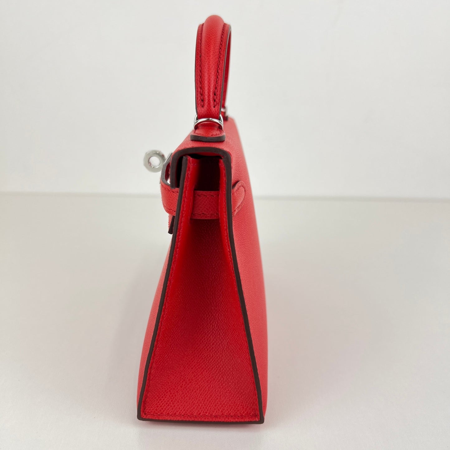Mini kelly ミニケリー Stamp-K K刻印 Madame マダム Rouge de coeur ルージュデクール PHW シルバー金具 2WAYバッグ ショルダーバッグ ハンドバッグ