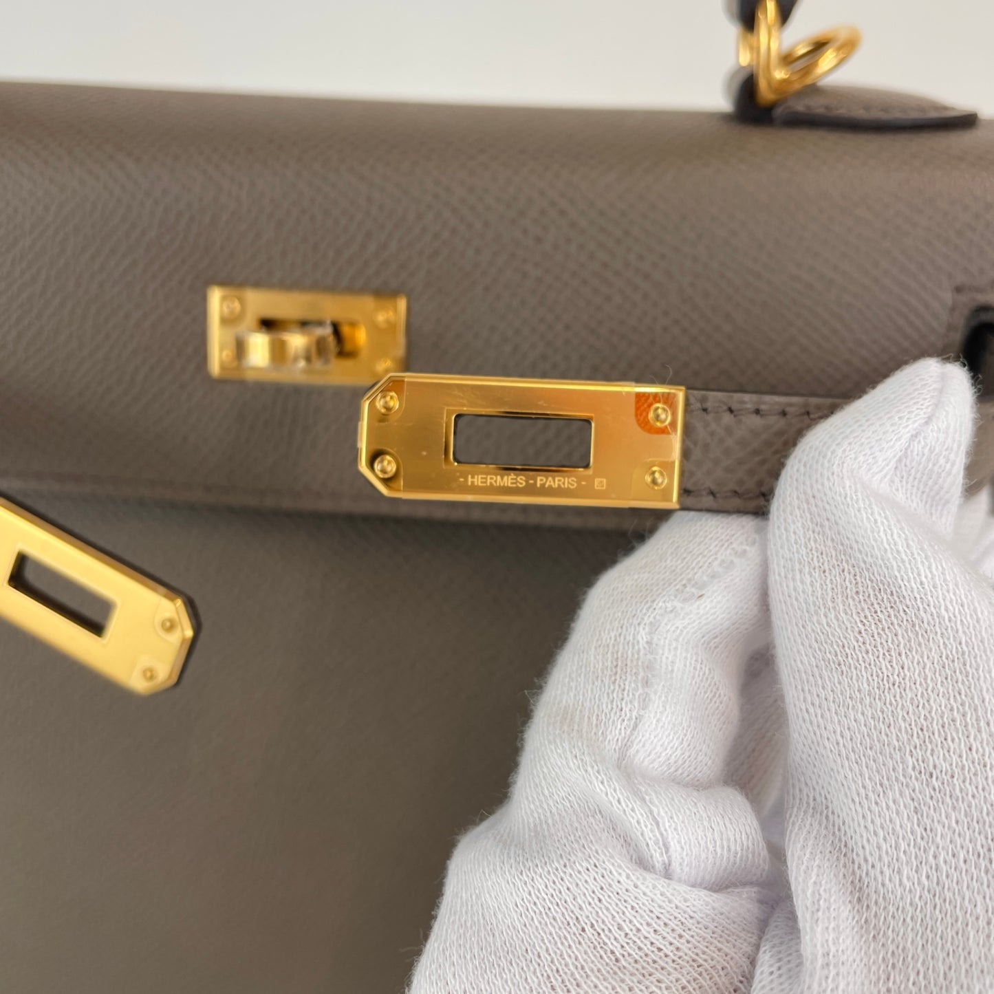 Kelly25 ケリー25 Etain エタン Epsom エプソン GHW ゴールド金具 Stamp-K K刻印