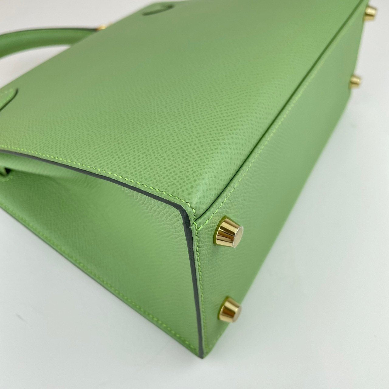 Kelly25 ケリー25 Vert criquet ヴェールクリケット Epsom エプソン GHW ゴールド金具 U刻