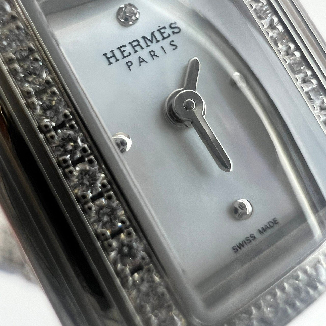Kelly watch diamond ケリーウォッチダイヤモンド シルバー Box calf ボックスカーフ