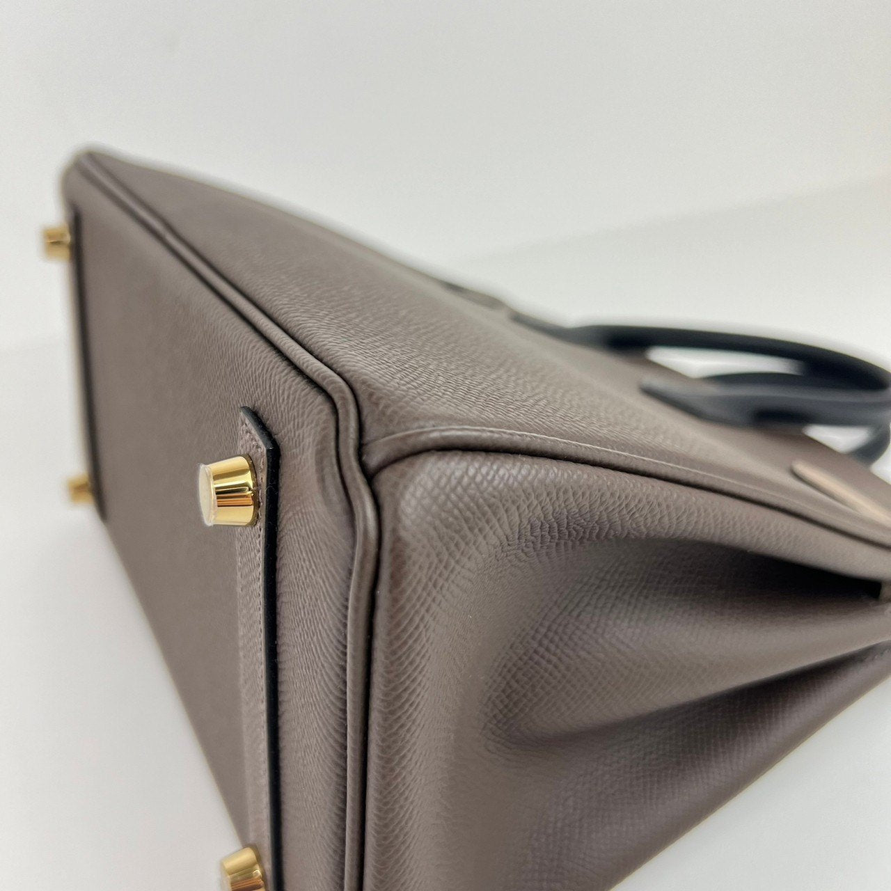 Birkin25 tricolor バーキン25 Ecorce/Etoupe/Black エコルセ/エトープ/ブラック GHW ゴールド金具 Stamp-W W刻印