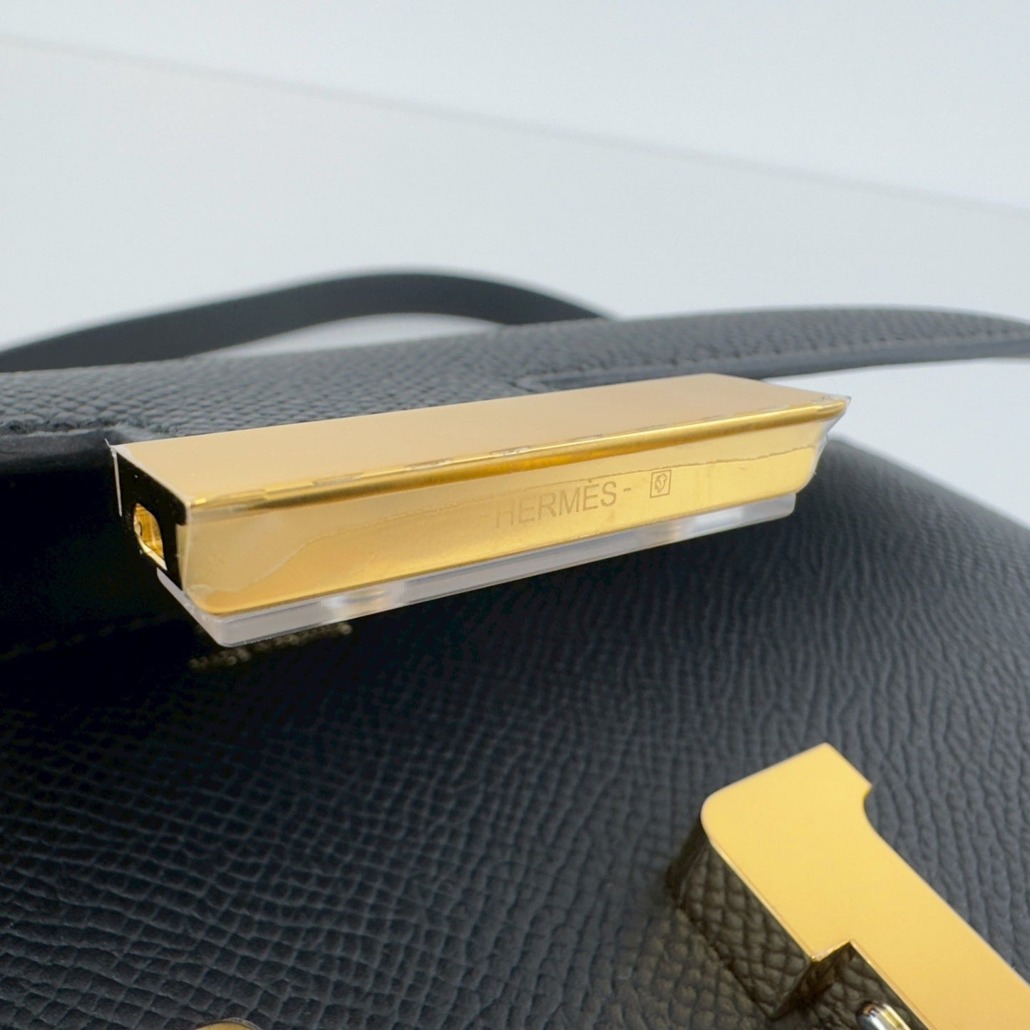 Constance elan コンスタンスエラン Black ブラック  GHW ゴールド金具 Epsom エプソン Stamp-K K刻印