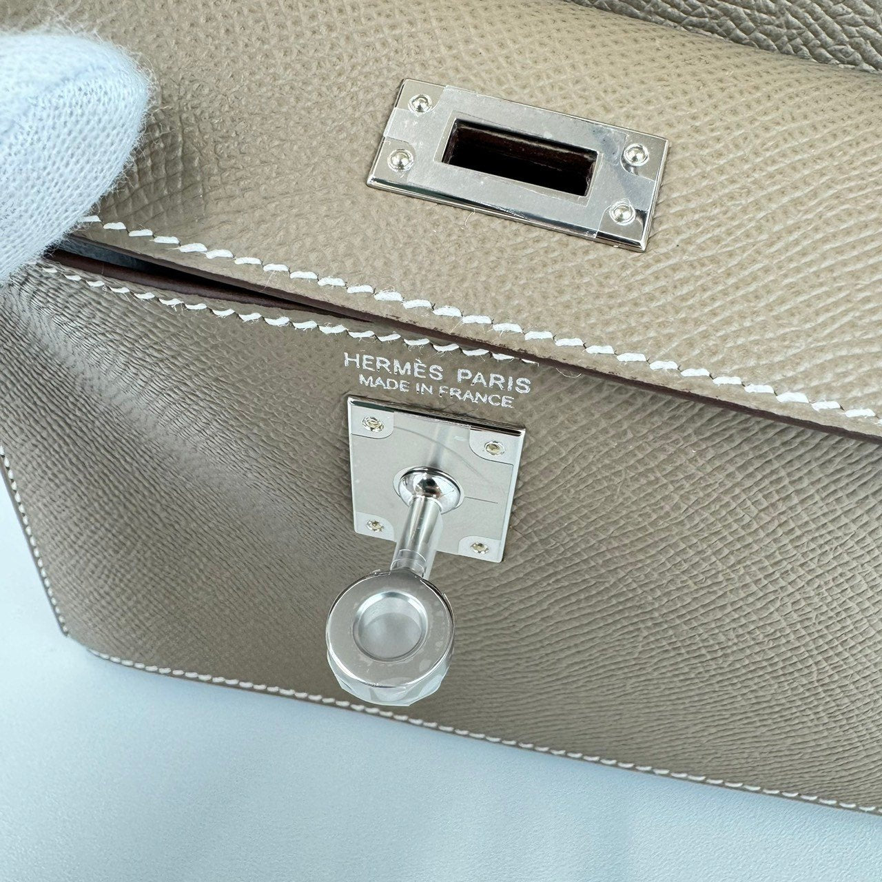 Kelly20 desorder ケリー20 ディスオーダー Etoupe エトープ Epsom エプソン PHW シルバー金具 Stamp-B B刻 レディースバッグ ショルダーバッグ