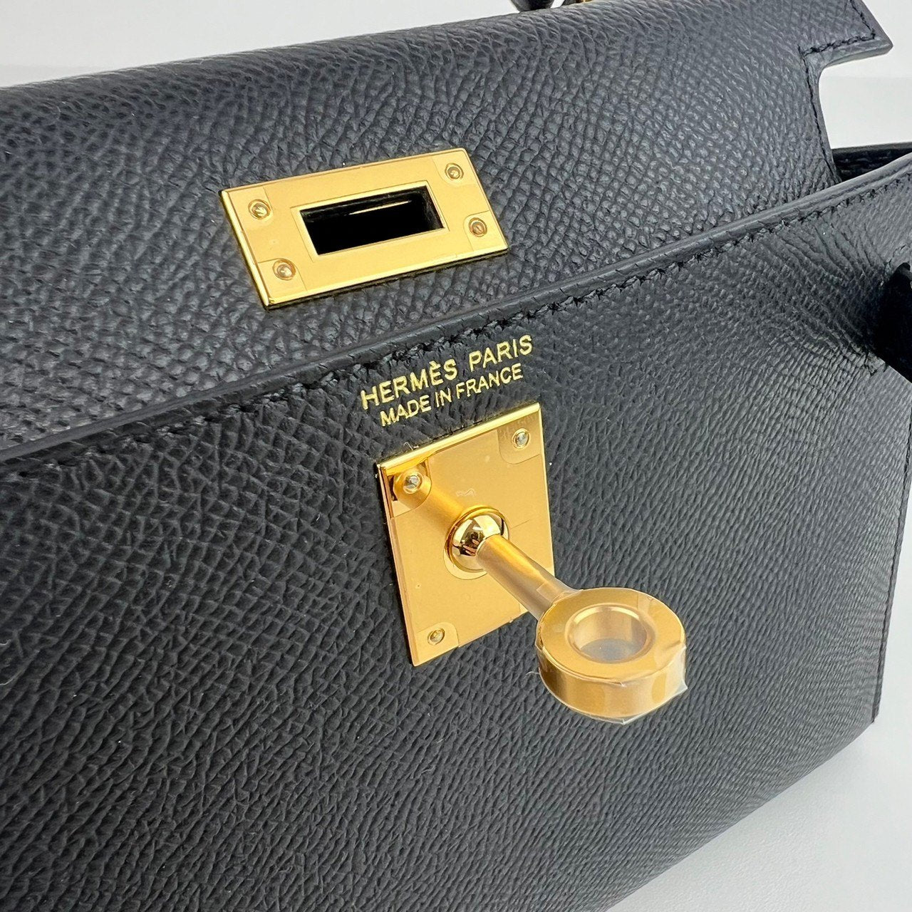 Mini kelly ミニケリー Black ブラック GHW ゴールド金具 W刻印 Epsom エプソン