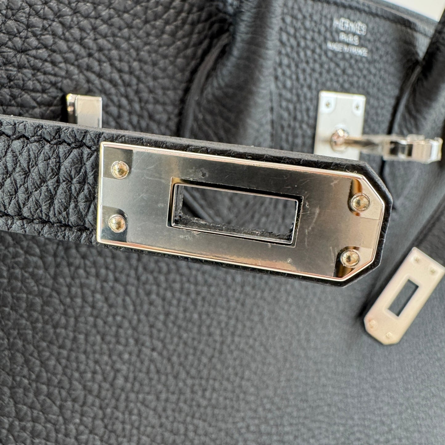 Birkin25 バーキン25 Black ブラック PHW シルバー金具 Stamp-K K刻印 Togo トゴ