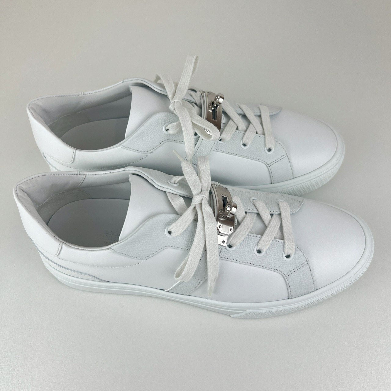 Sneaker DAY スニーカーデイ White ホワイト PHW シルバー金具 カーフスキン 42.5(26.5cm)