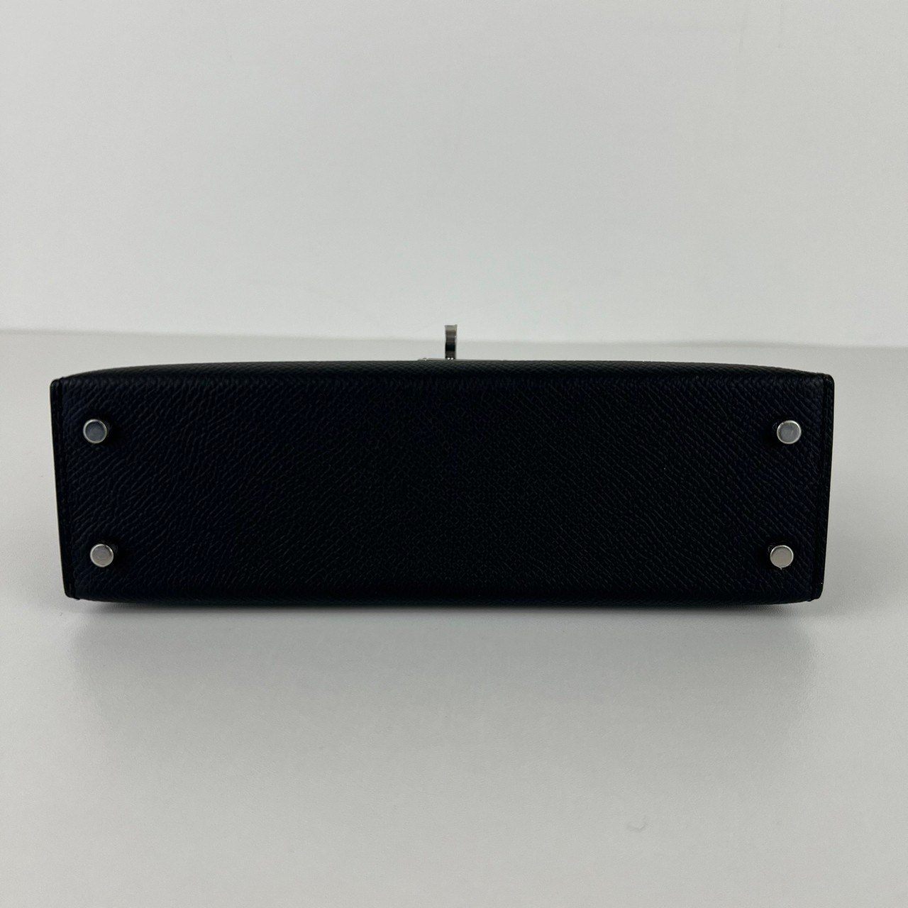 Mini kelly ミニケリー Stamp-B B刻印 Epaom エプソン Black ブラック PHW シルバー金具 2WAYバッグ ショルダーバッグ ハンドバッグ
