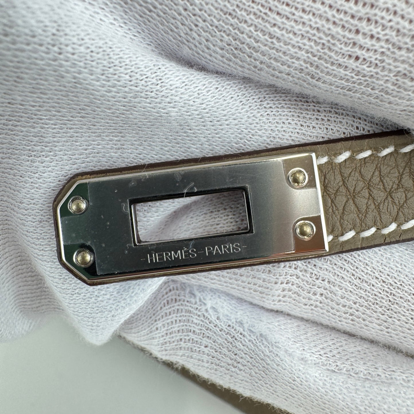 Birkin25 バーキン25 Etoupe エトープ Togo トゴ PHW シルバー金具 Stamp-W W刻印