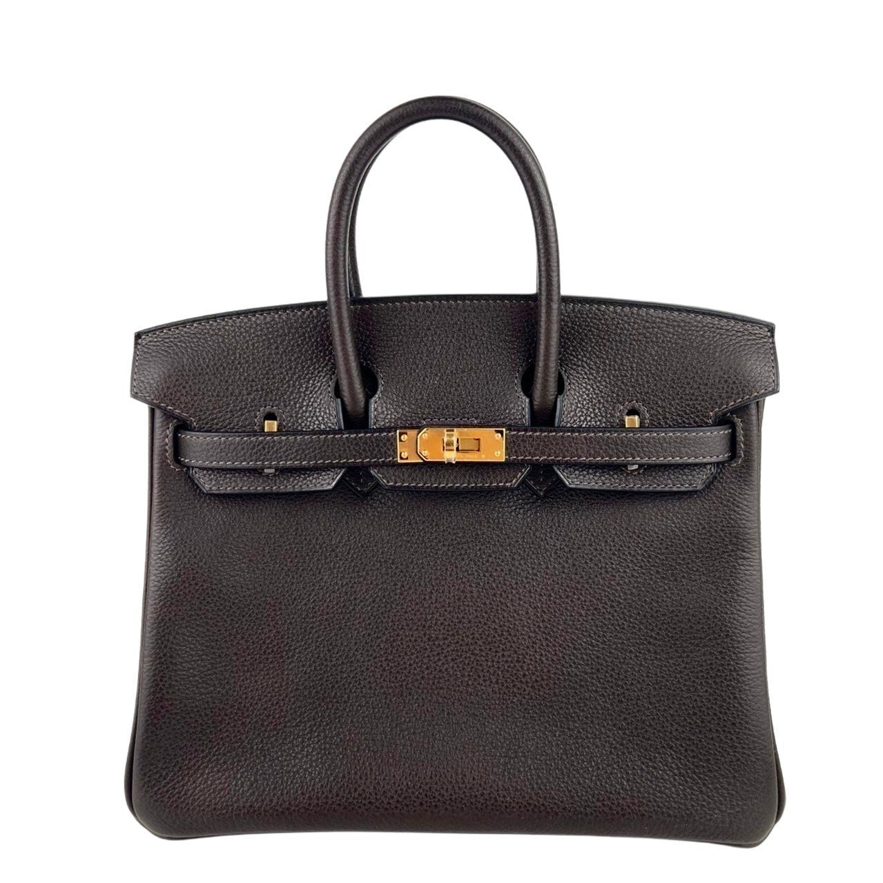 Birkin25 バーキン25 Ebene エベンヌ GHW ゴールド金具 Barenia バレニア Stamp-U U刻印