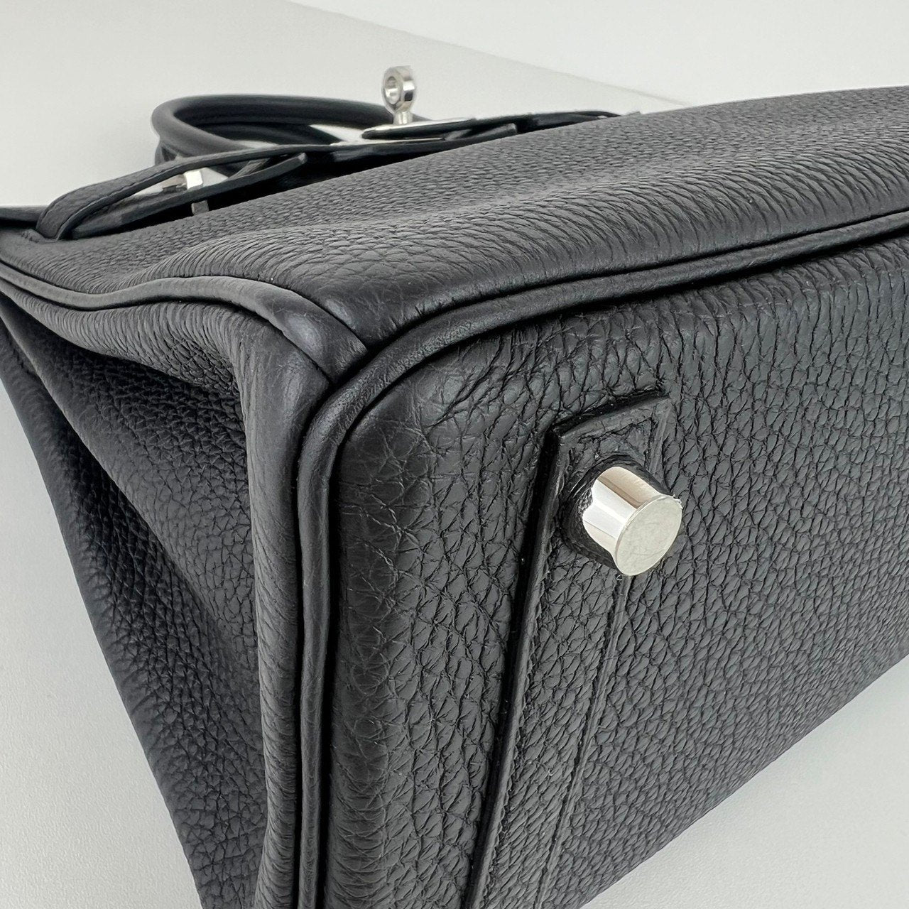 Birkin25 バーキン25 Black ブラック Togo トゴ PHW シルバー金具 Stamp-W W刻印